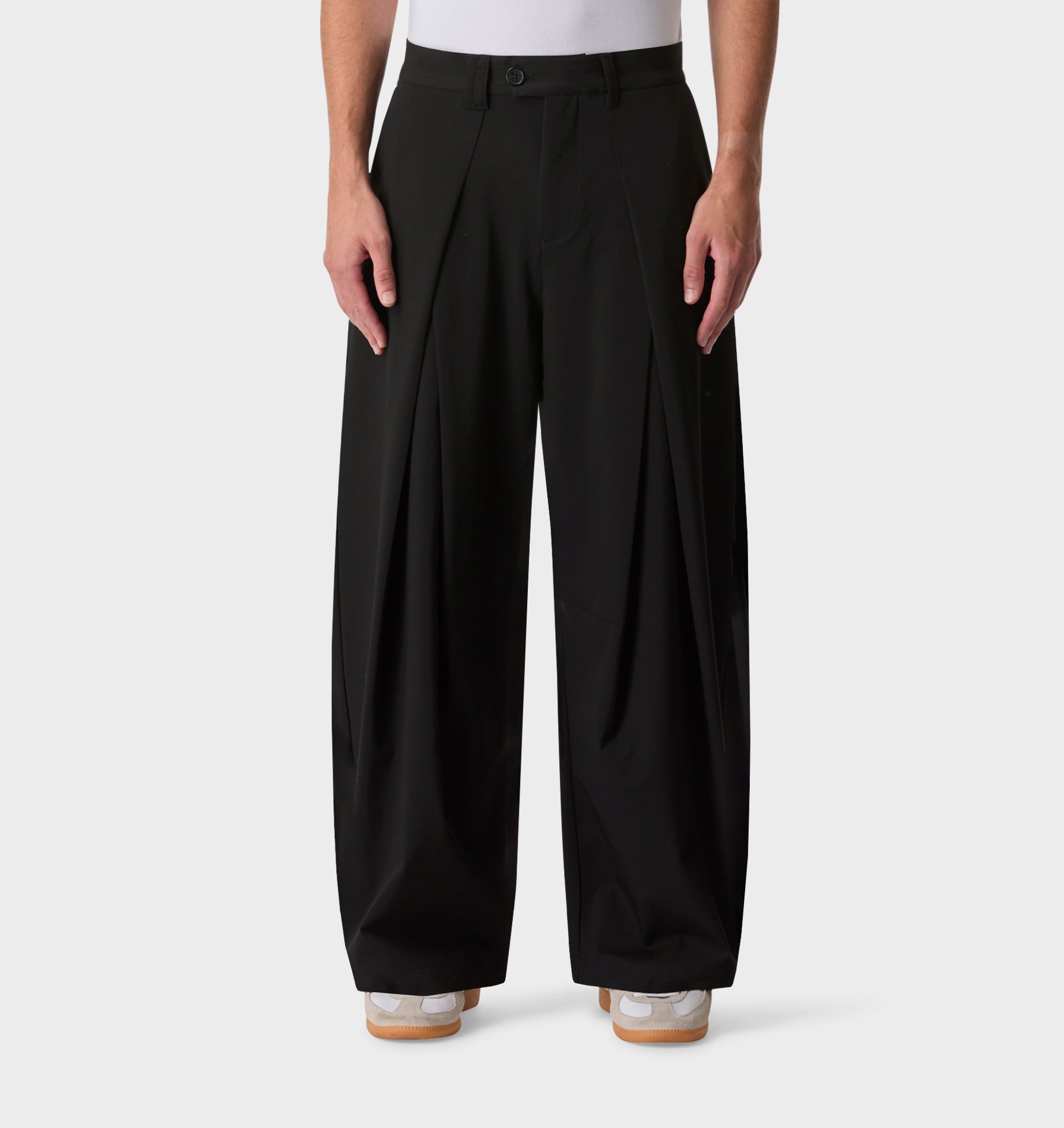 Vermont Pleat Pant - Black | I Love Ugly US