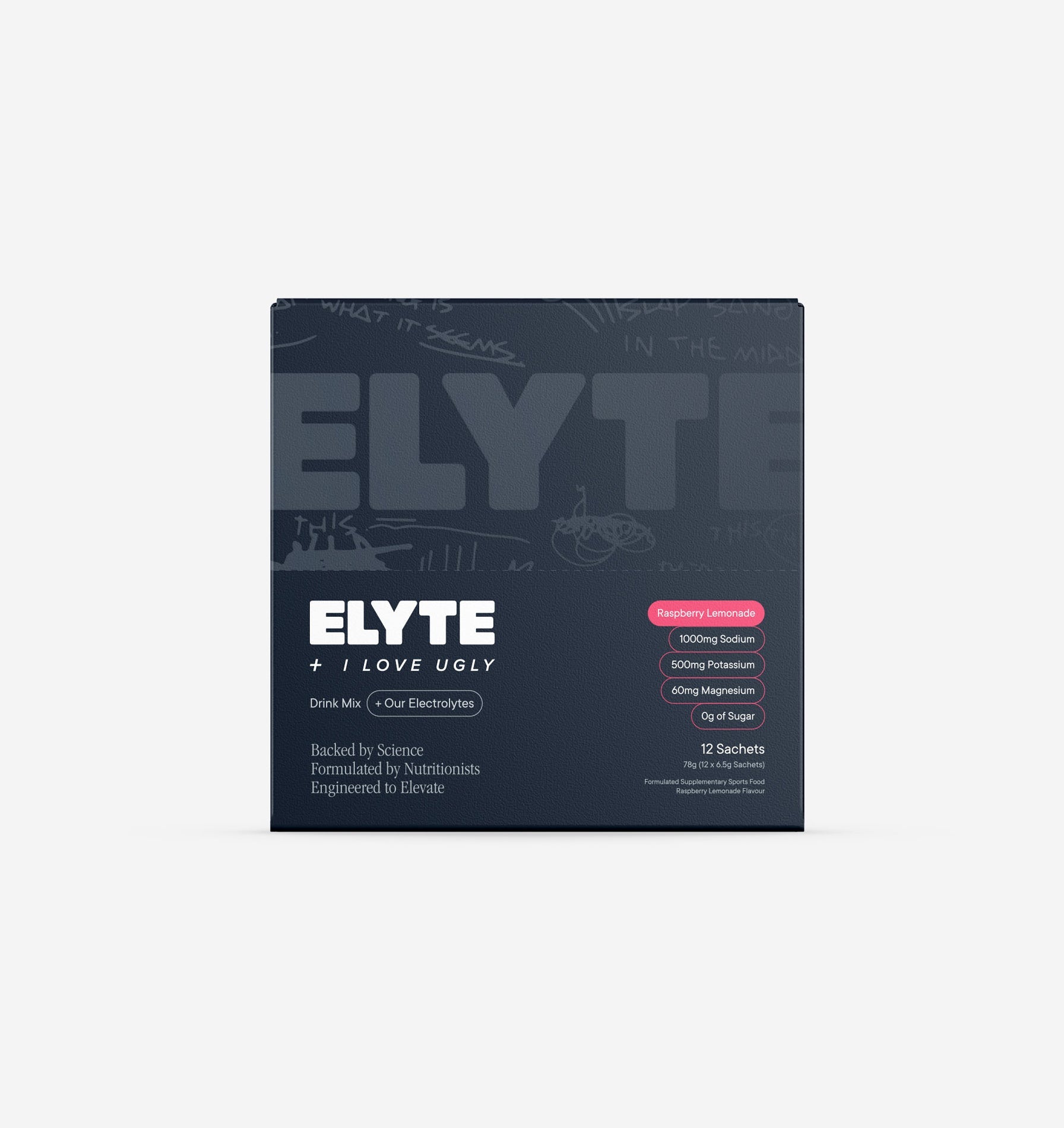 ILU X ELYTE - Raspberry Lemonade 12 Sachets