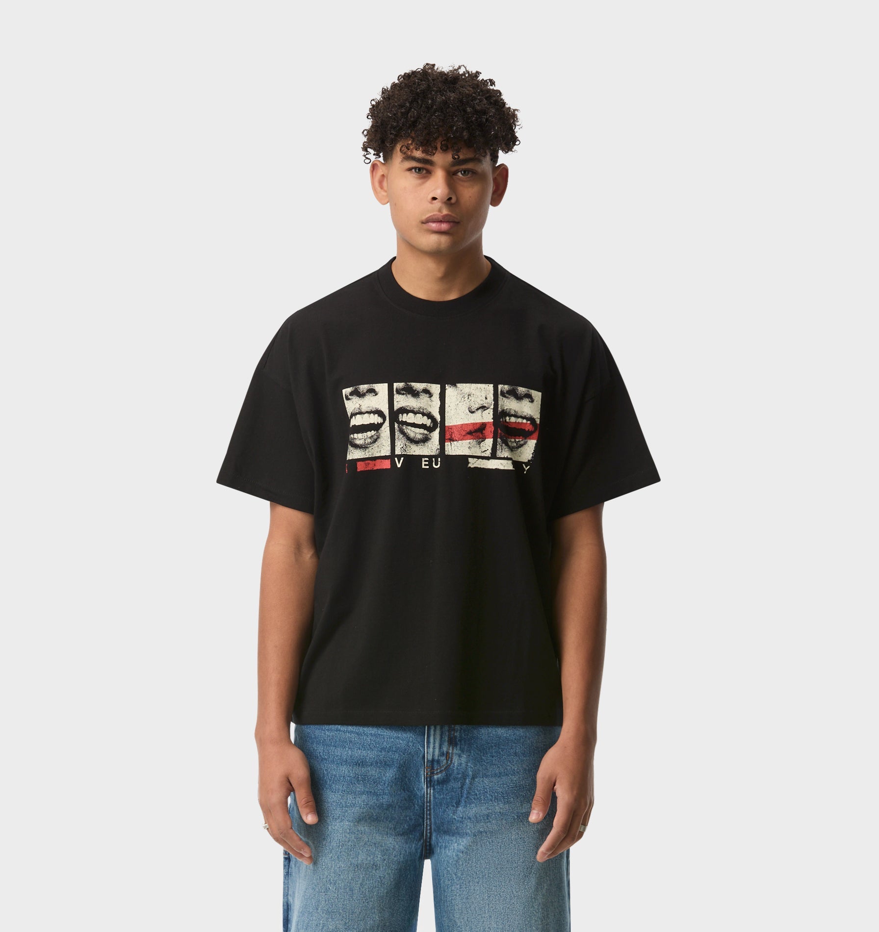 Loud Mouth Lewi Tee - Black