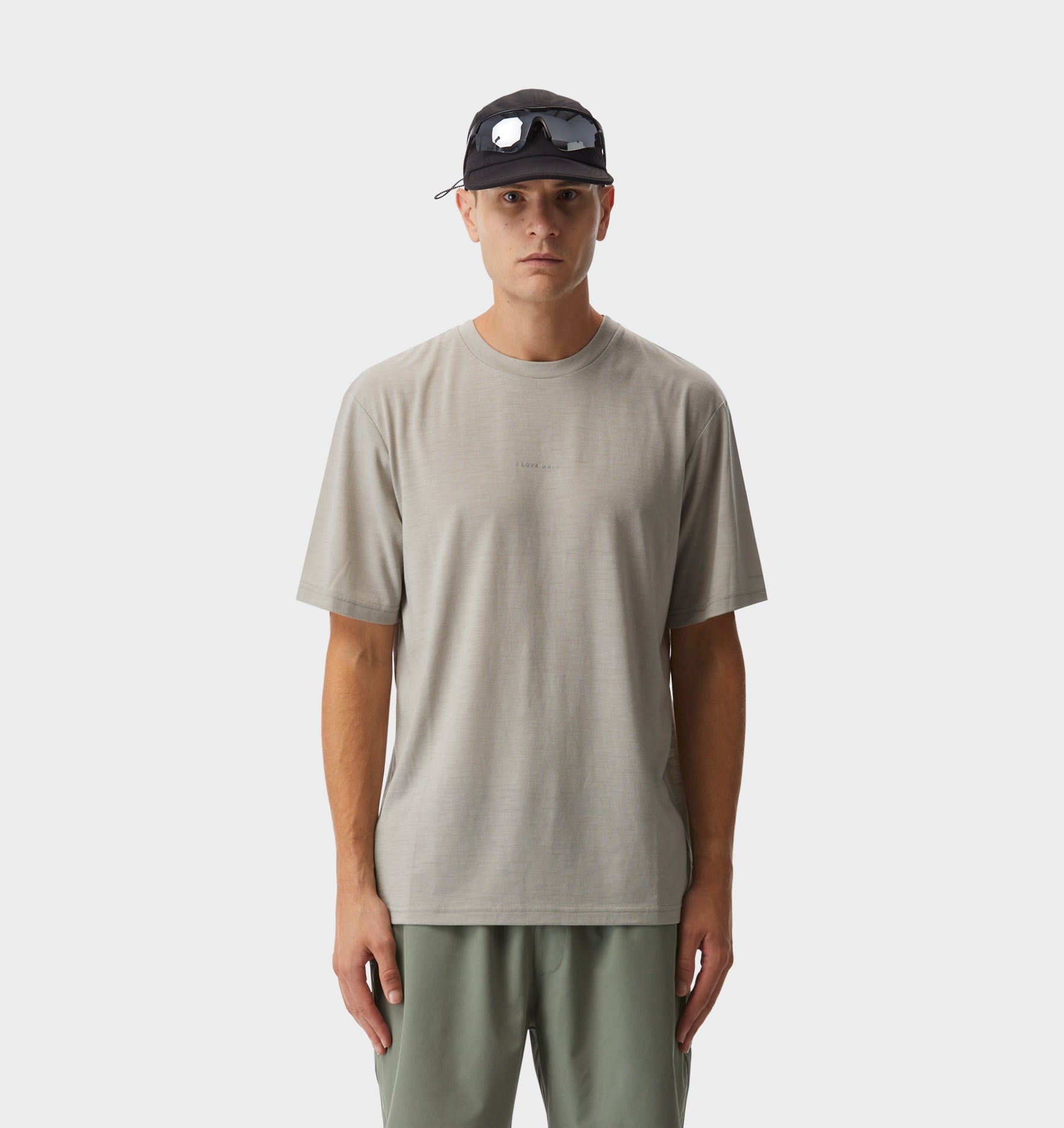 Merino Active Classic Tee - Taupe