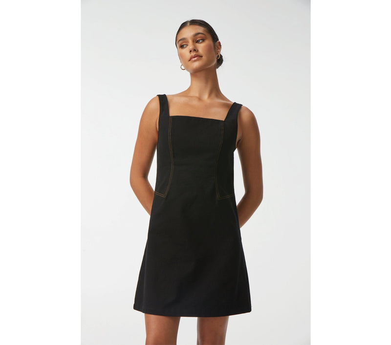 Twiggy Mini Dress - Black