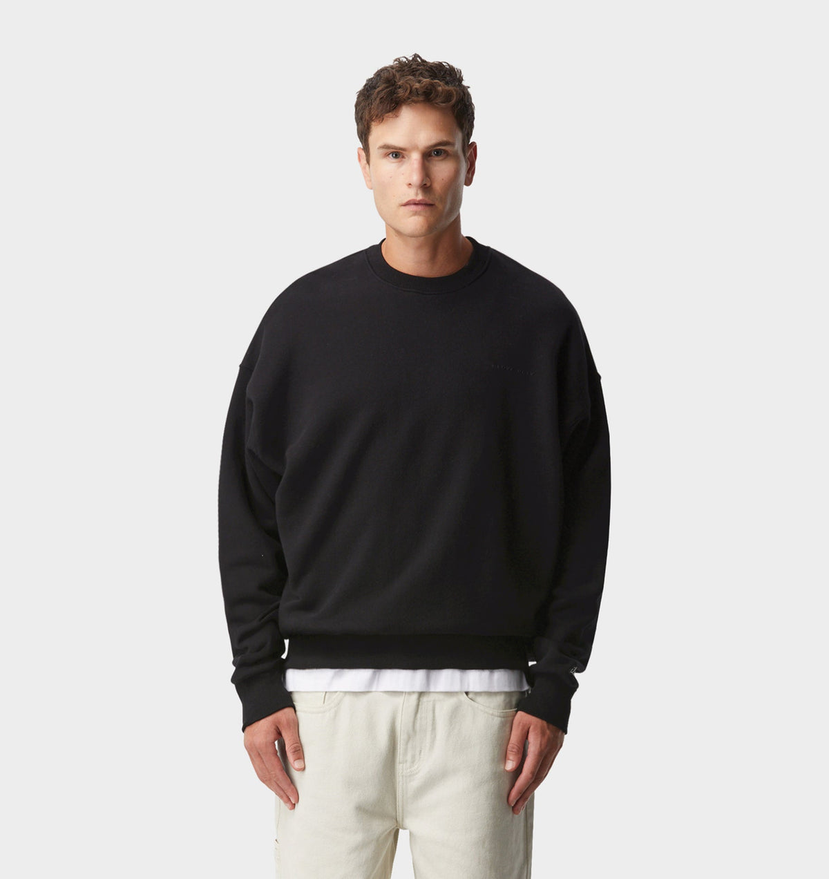 Box Crewneck Sweatshirt 2.0 in Black | I Love Ugly US