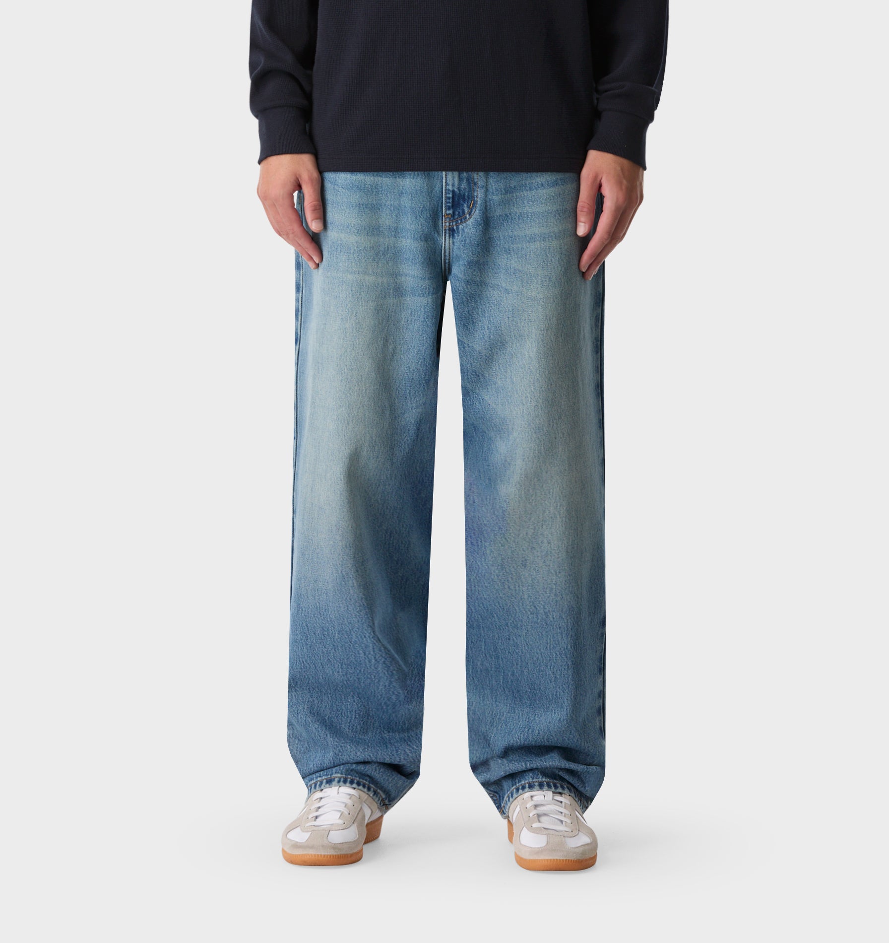 Edgar Wide Denim - Vintage Blue | I Love Ugly US