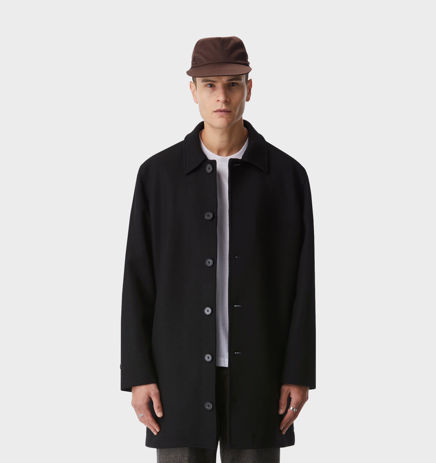 Carson Wool Coat - Black