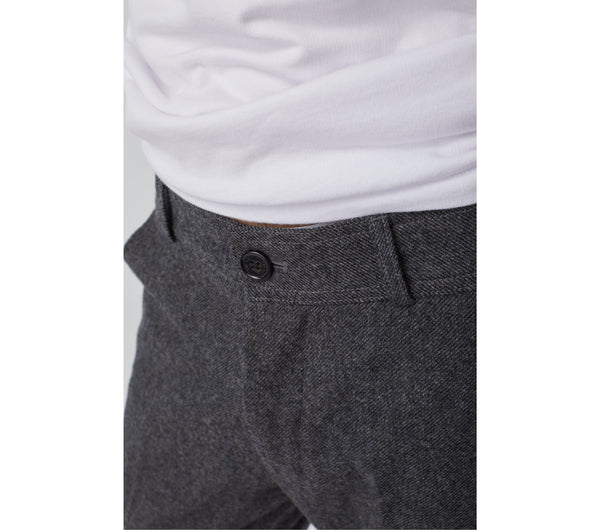 Slim Kobe Pant - TALL - Charcoal Wool