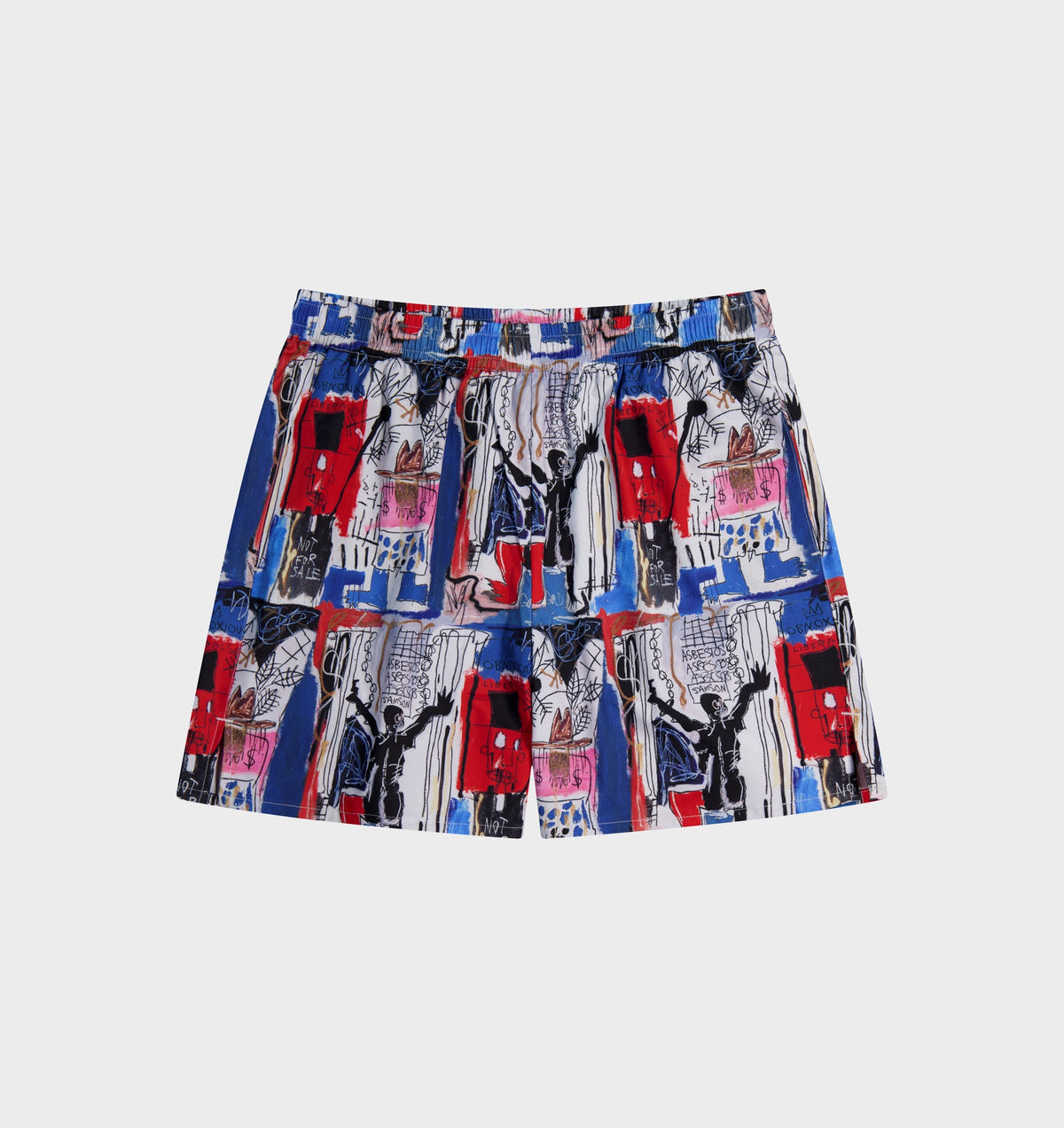 Basquiat Obnoxious Active 5 Inch Core Short - Blue / Red