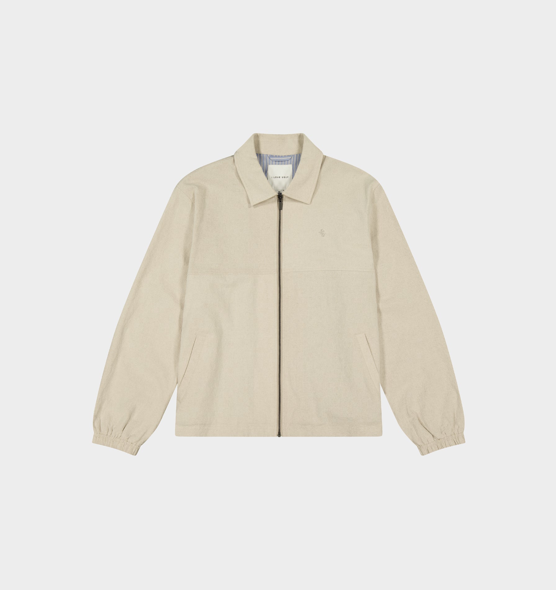Linen Poker Jacket - Bone