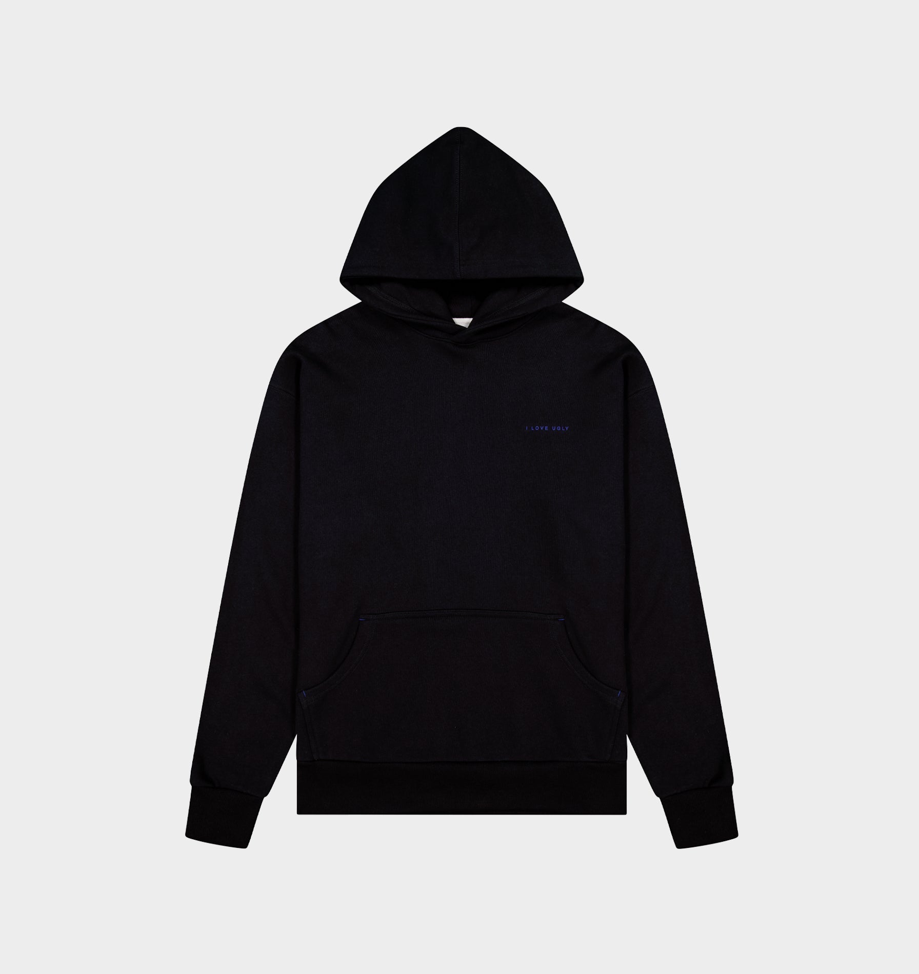 Contrast Logo Box Hood 2.0 - Black/Cobalt