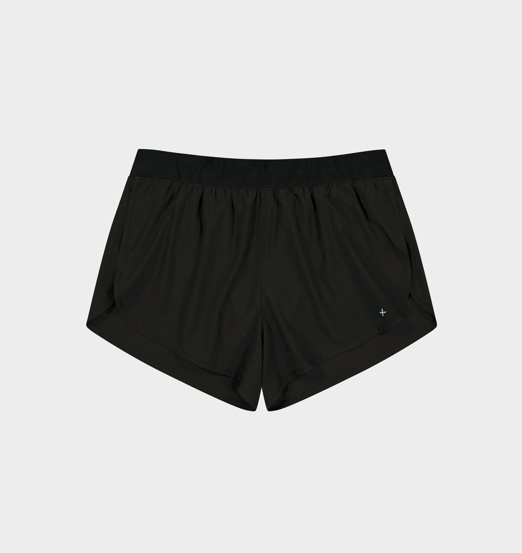Active 3 Inch Split Short - Black