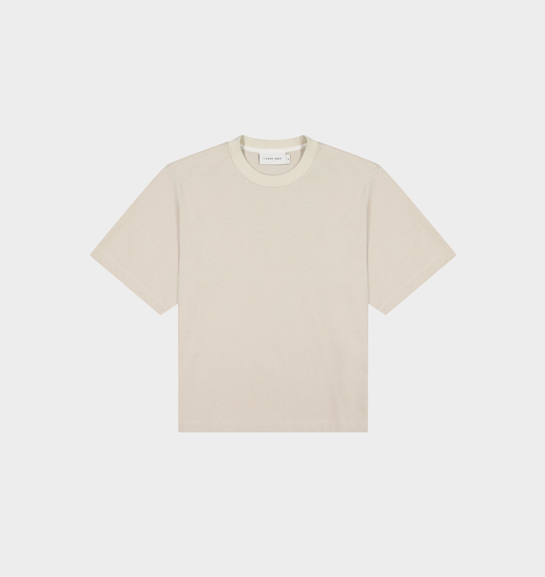 Crop Box Tee - Sandstone
