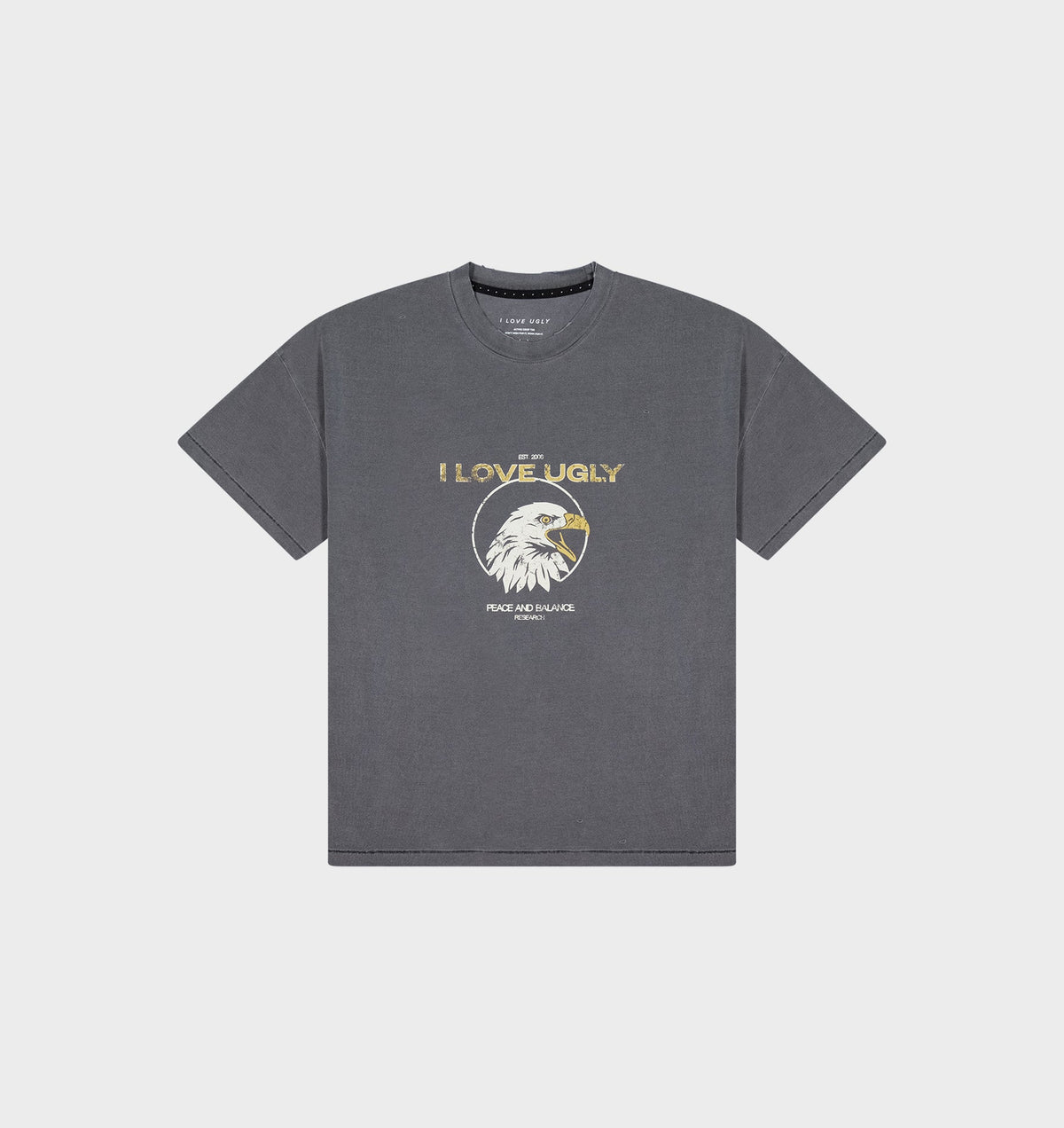 Eagle Active Crop Tee - Washed Black
