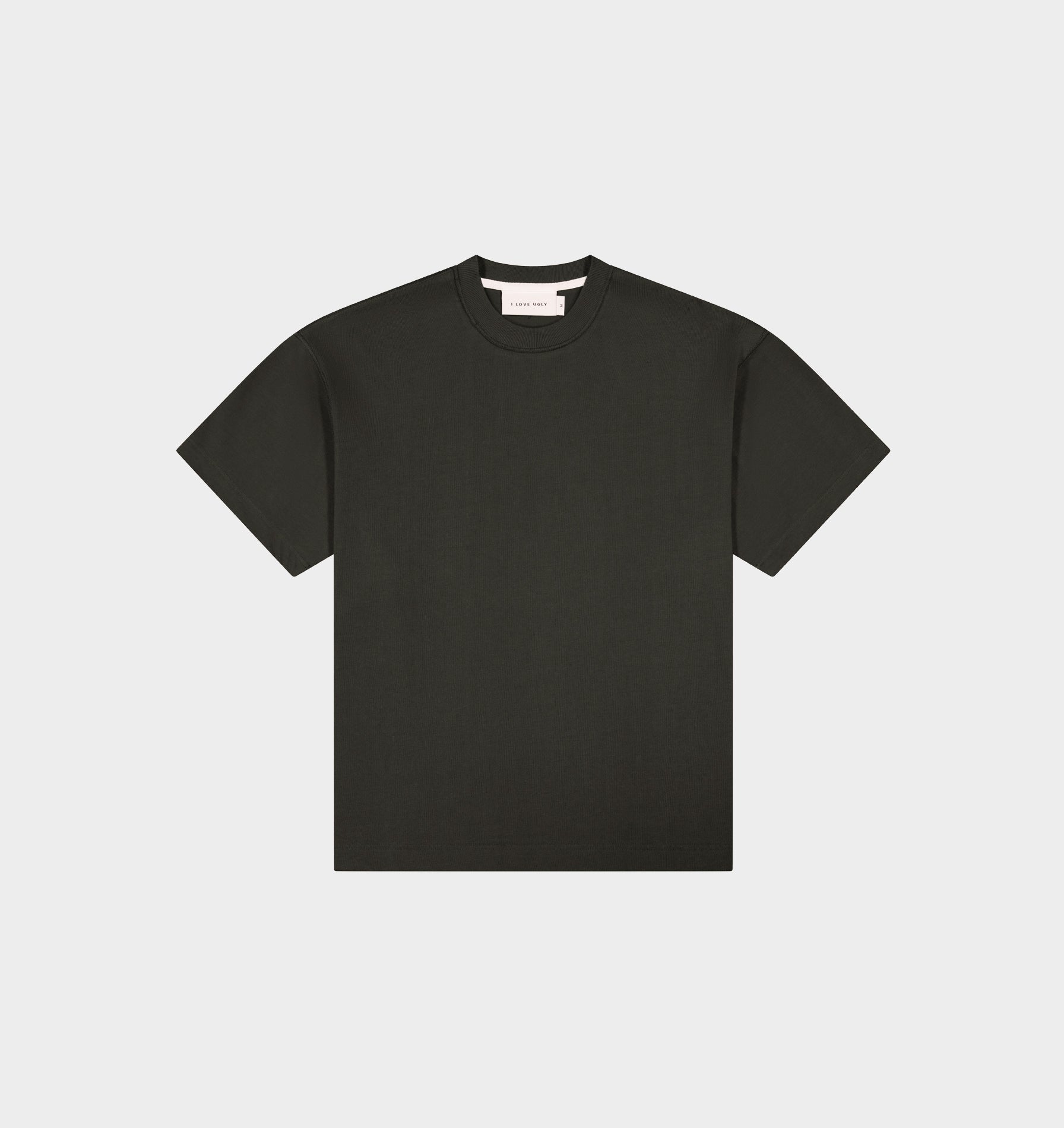 Crop Box Tee - Flint Grey