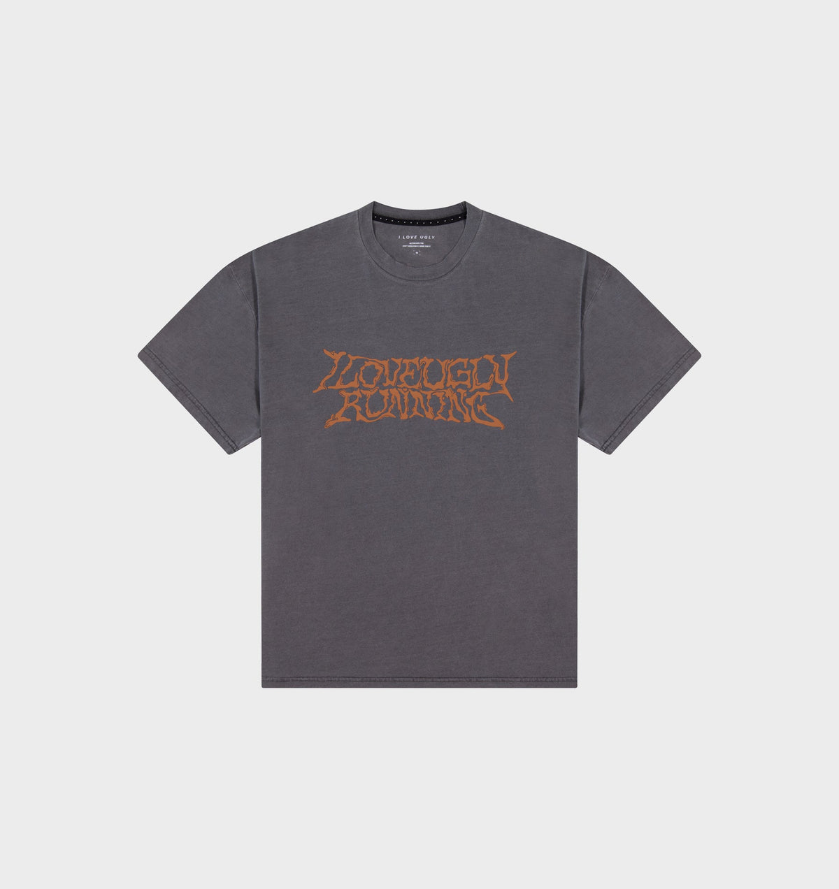 Liquified Active Cotton Box Tee - Washed Black