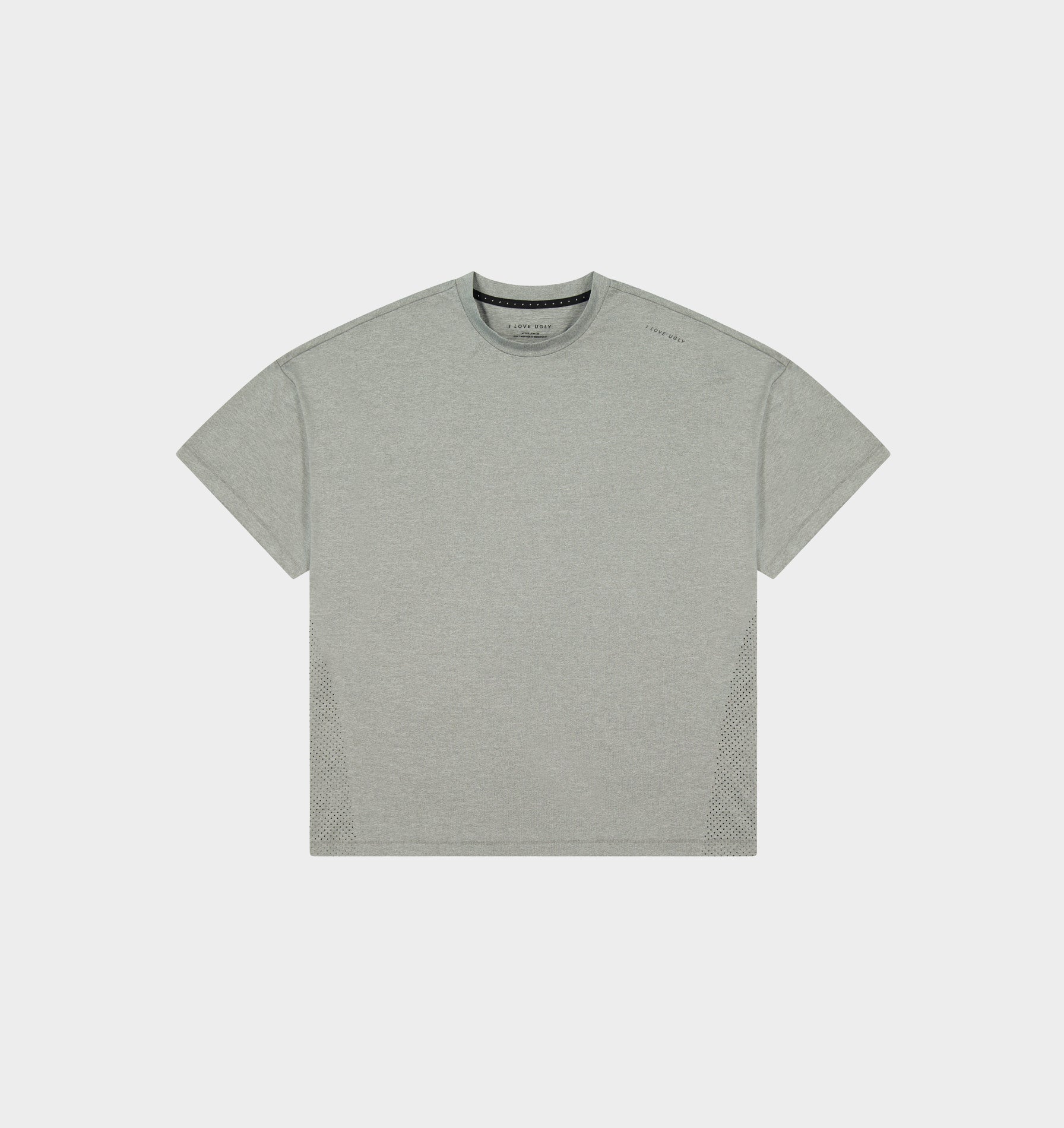 Active Crop Tee - Grey Marl
