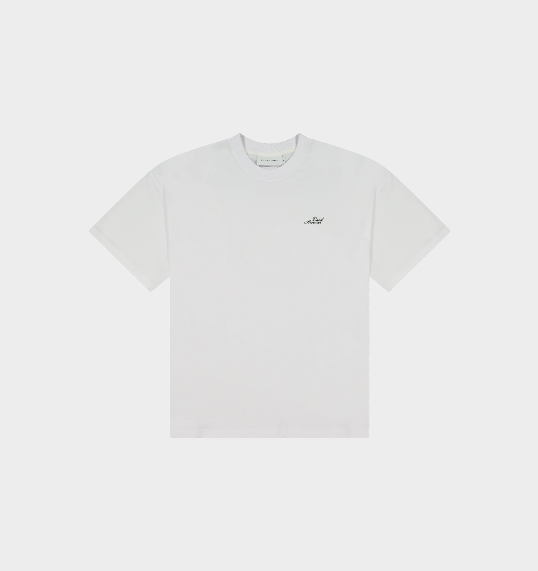 Chainstitch Box Tee 2.0 - White/Forest Green