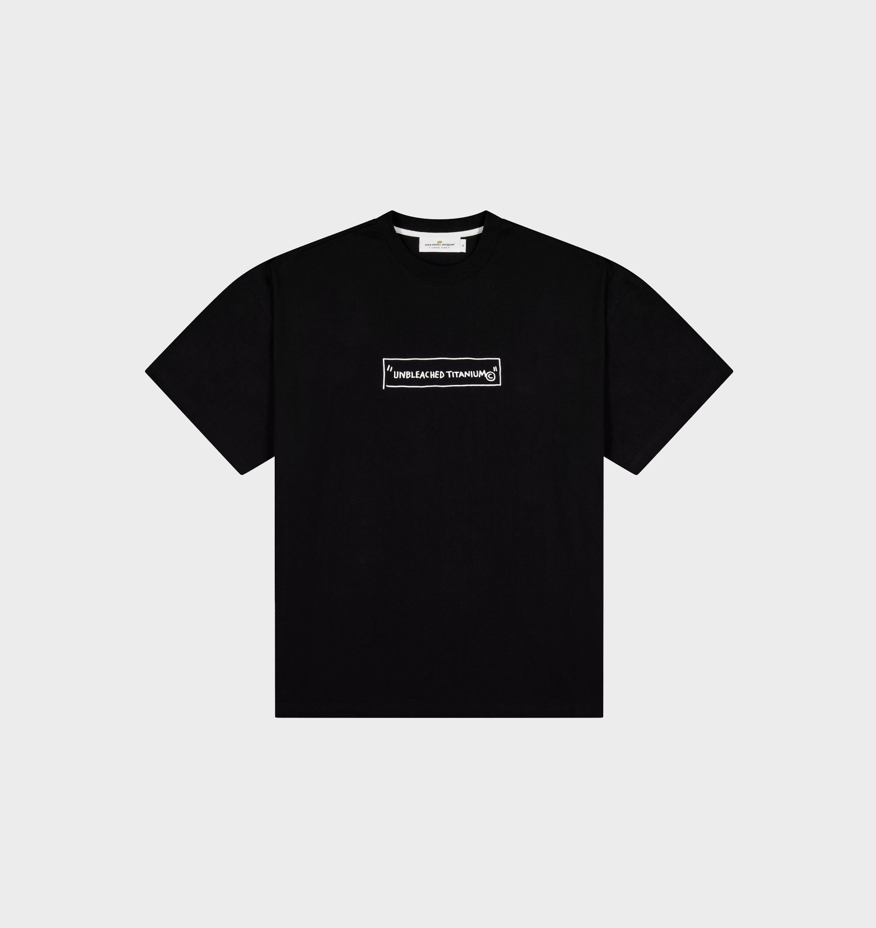 Basquiat Unbleached Box Tee 2.0 - Black