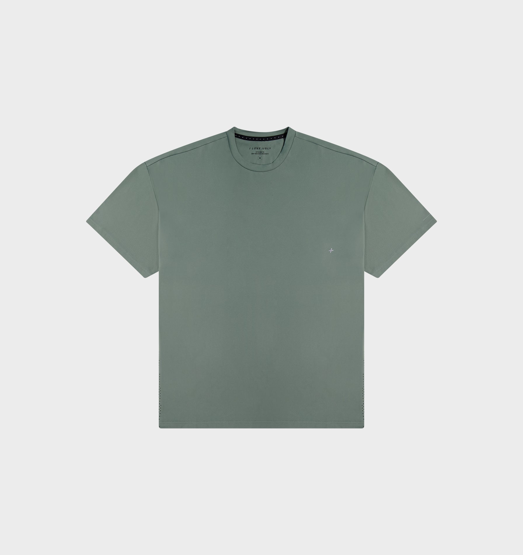 Active Box Tee - Fog Green