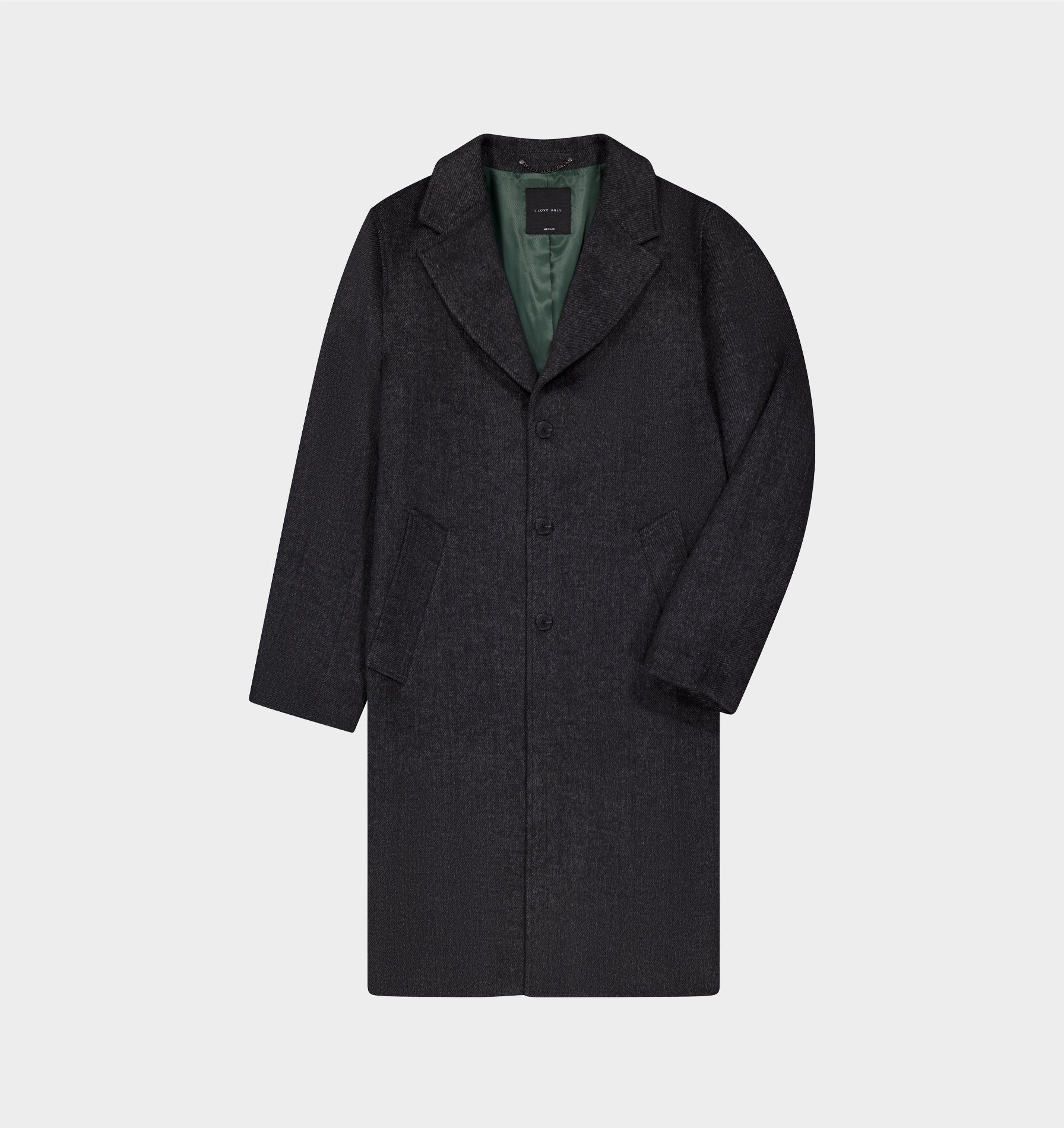 Don Car Coat - Charcoal