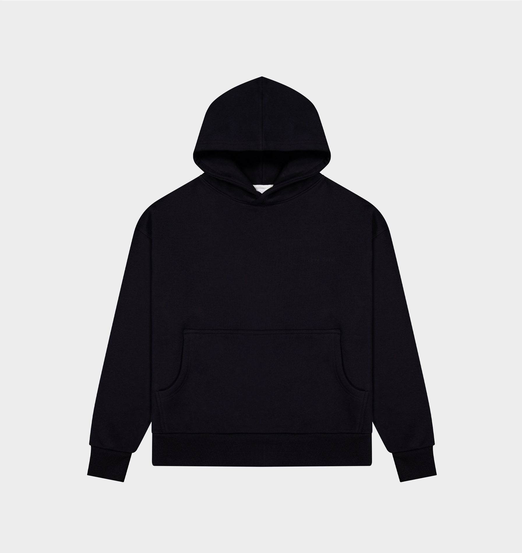 Crop Box Hood - Black