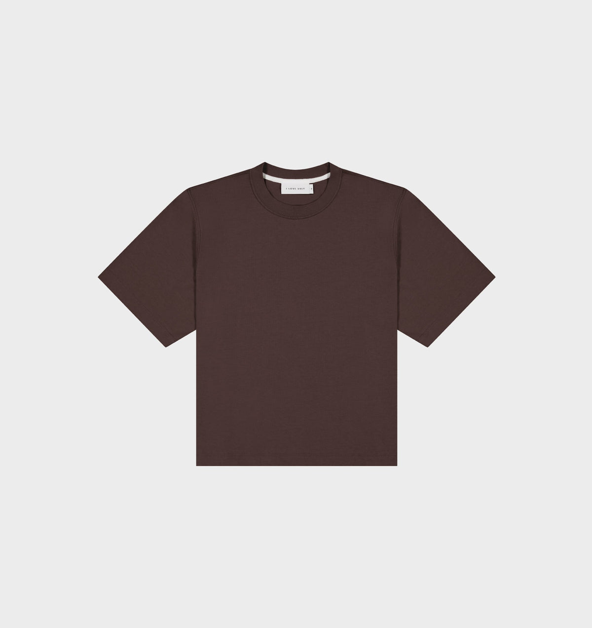 Crop Box Tee - Espresso