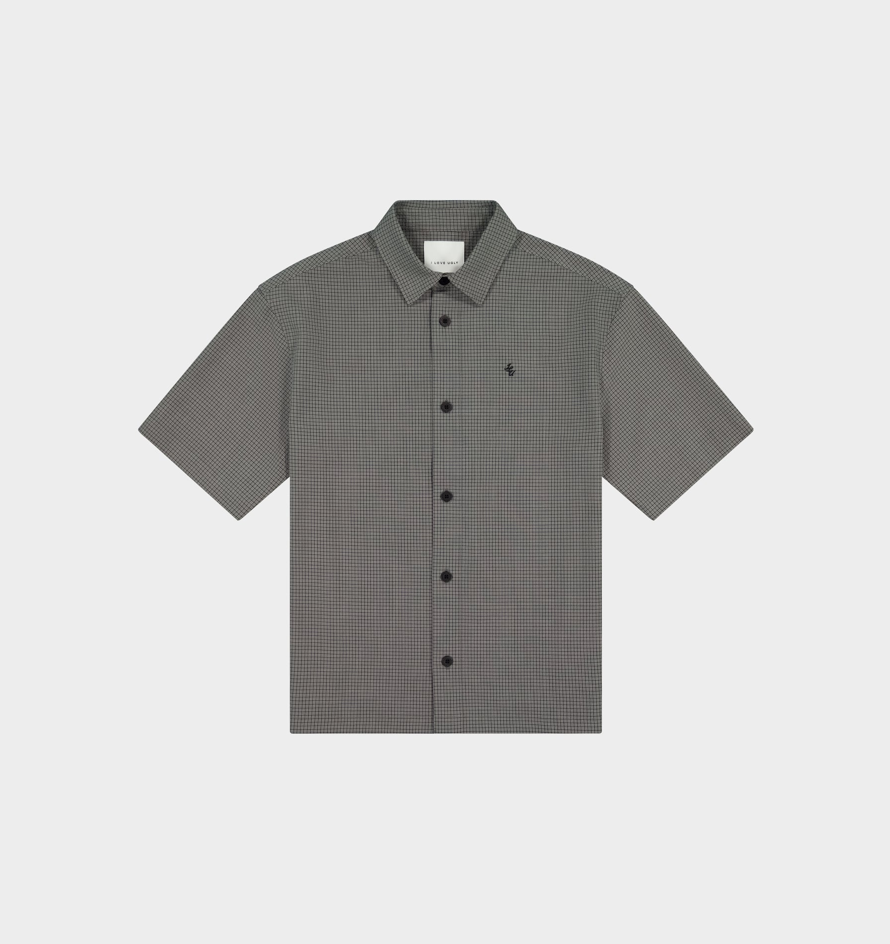Dawson Boxy SS Shirt - Cobblestone Check
