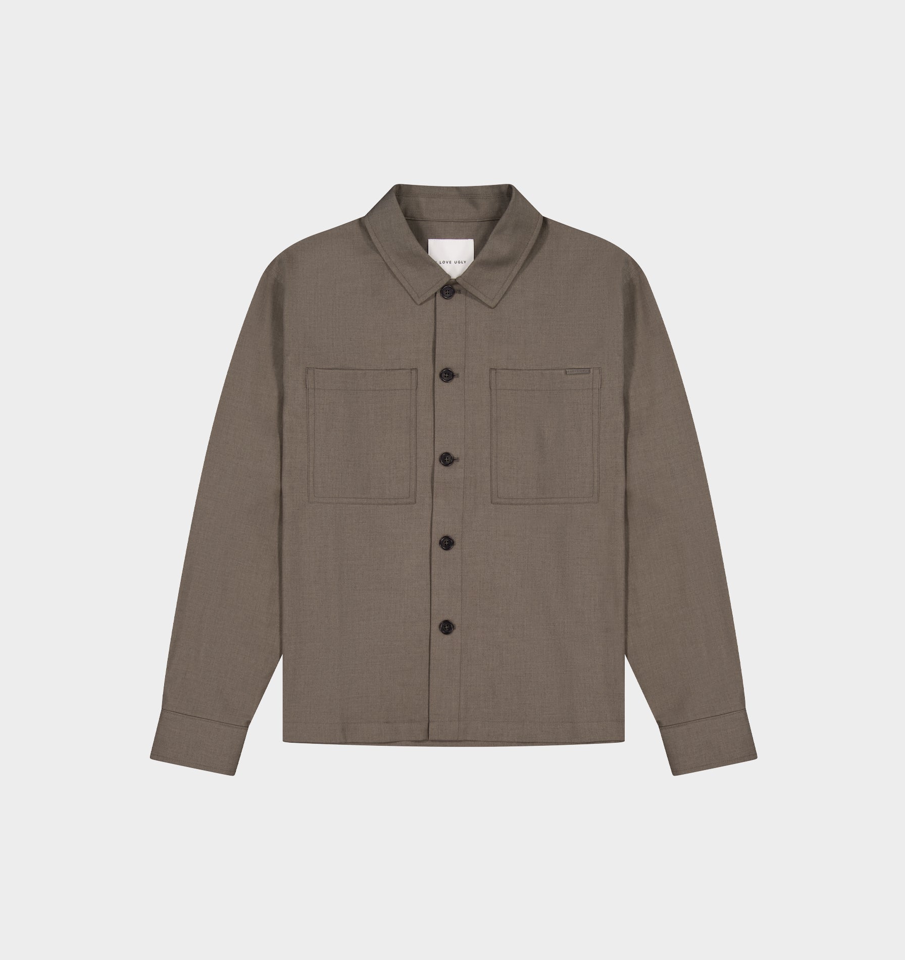 Tailored Overshirt - Mushroom