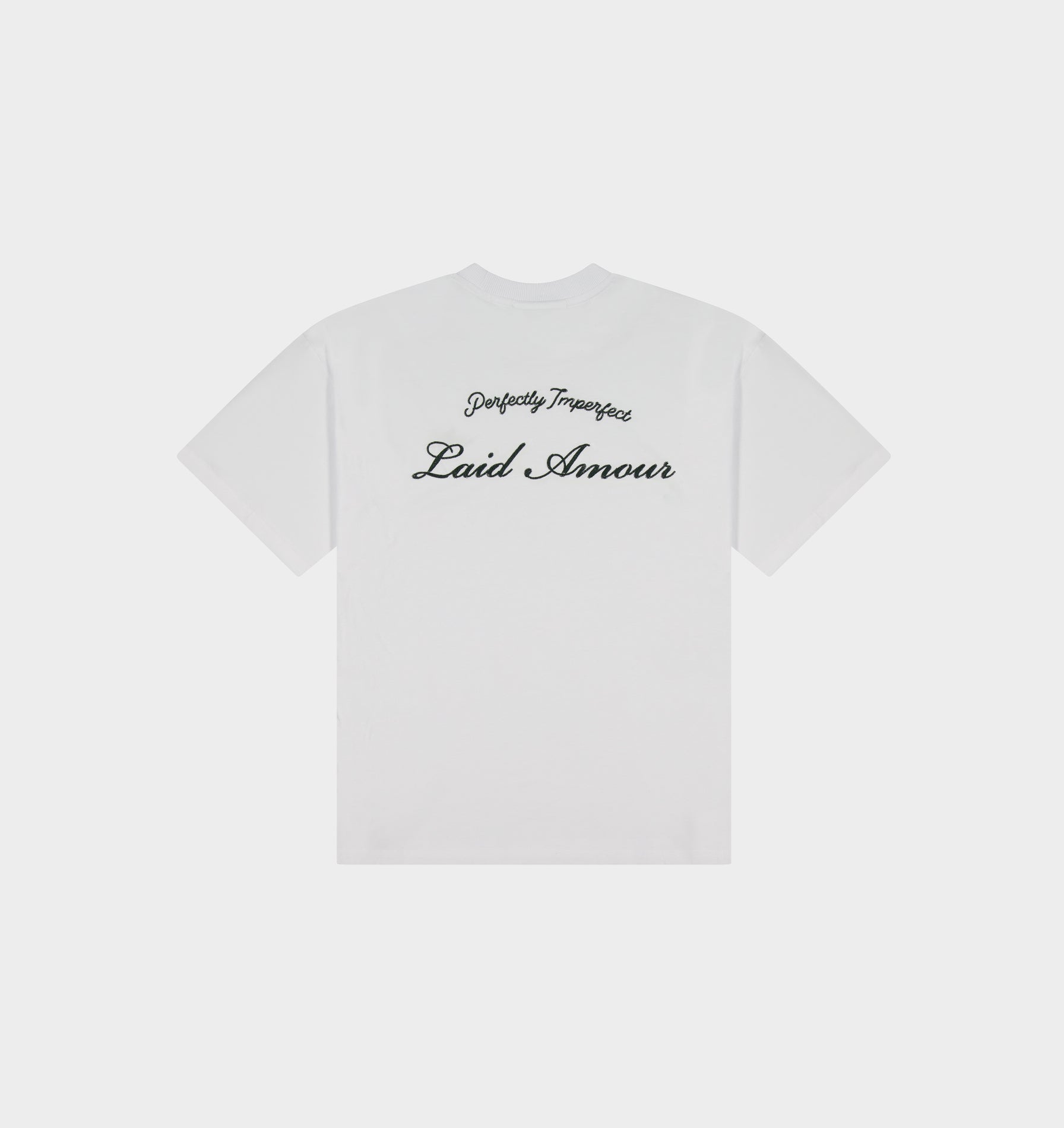 Chainstitch Box Tee 2.0 - White/Forest Green