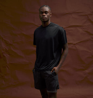 Active Crop Tee - Black