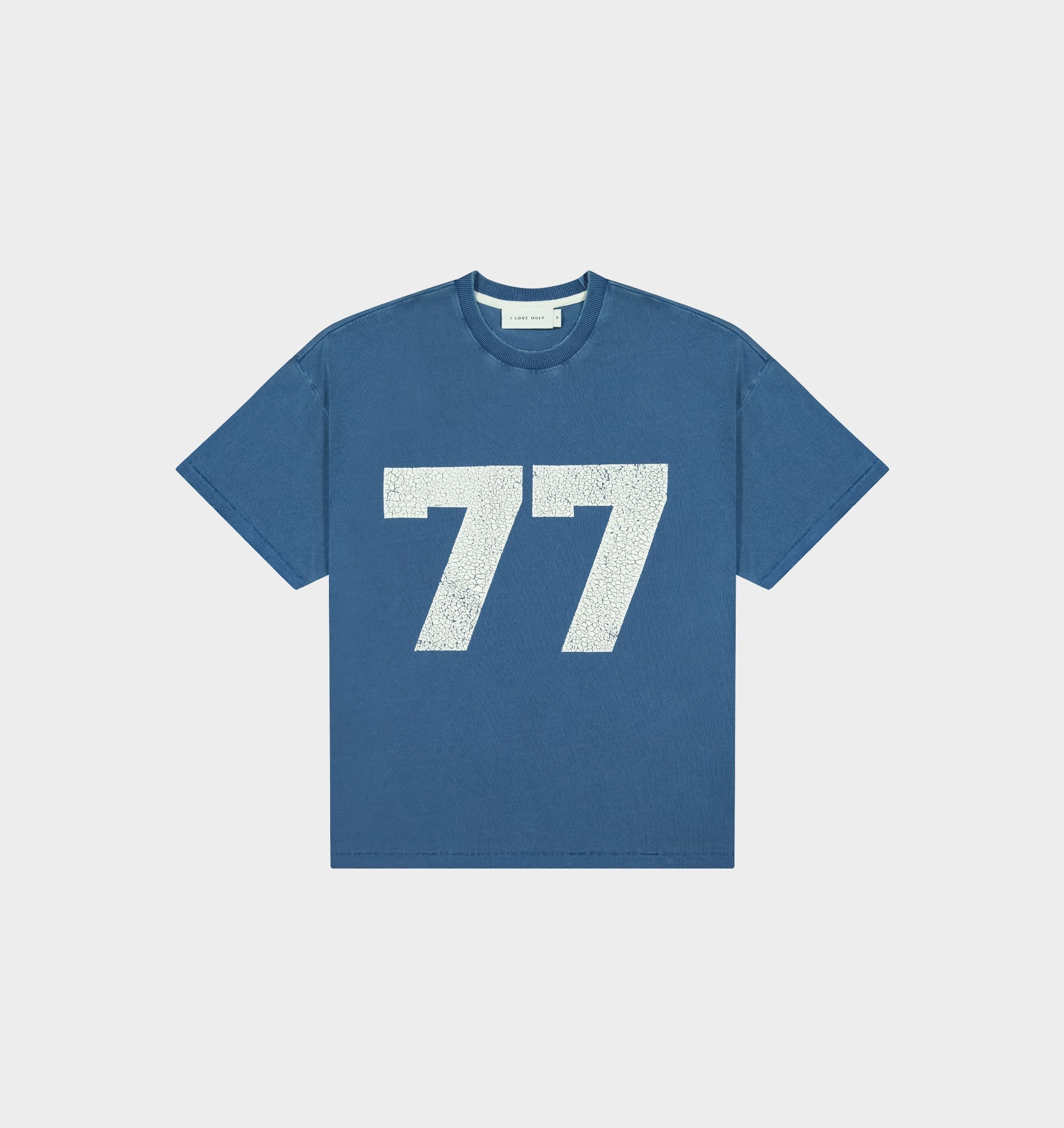 77 Lewi Tee - Washed Cobalt