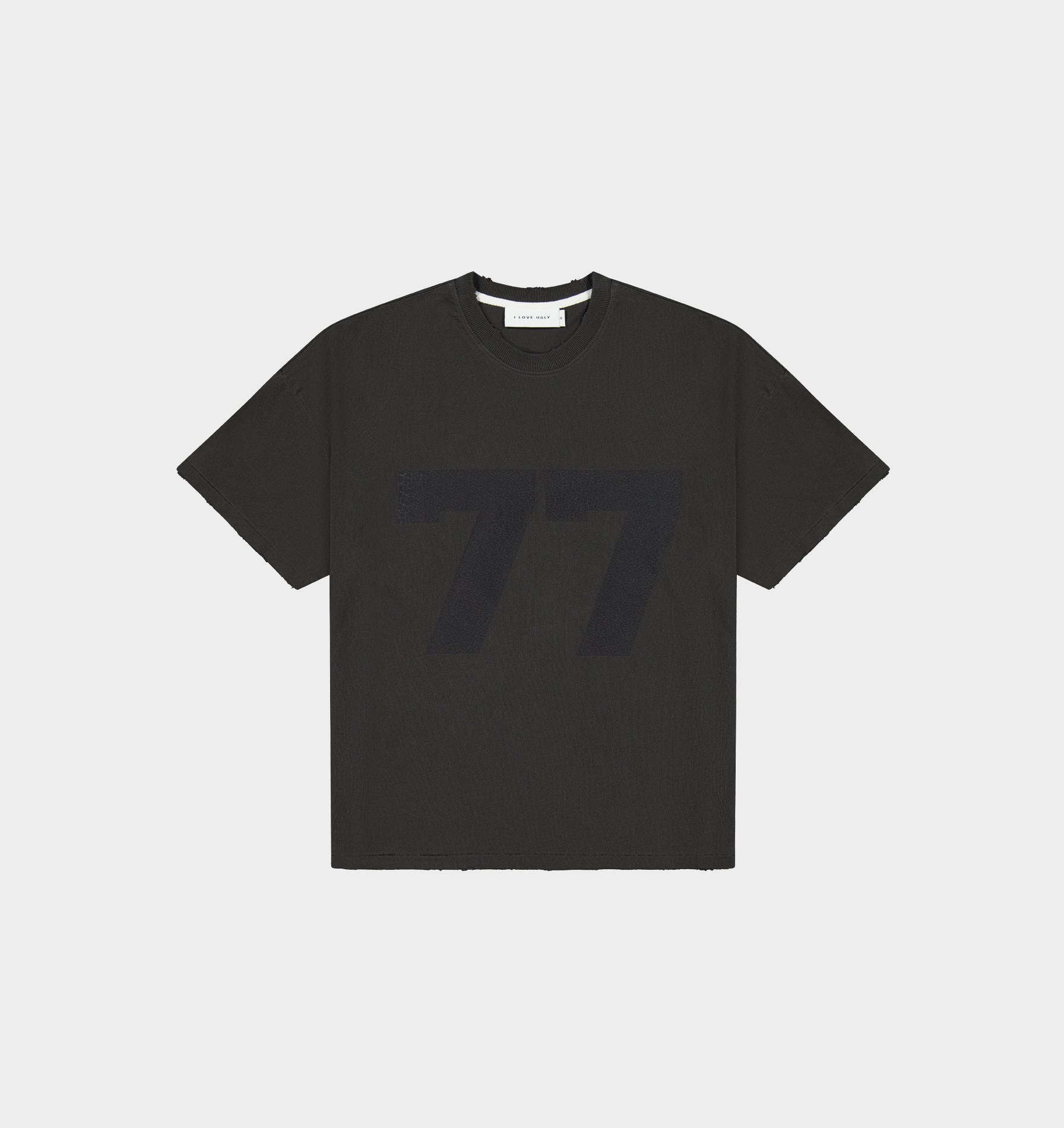 77 Lewi Tee - Washed Black