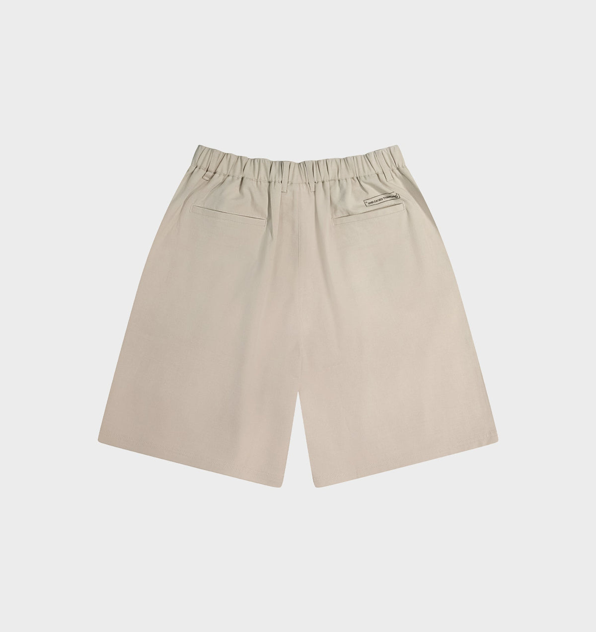 Basquiat Scribble Alby Pleat Short - Stone