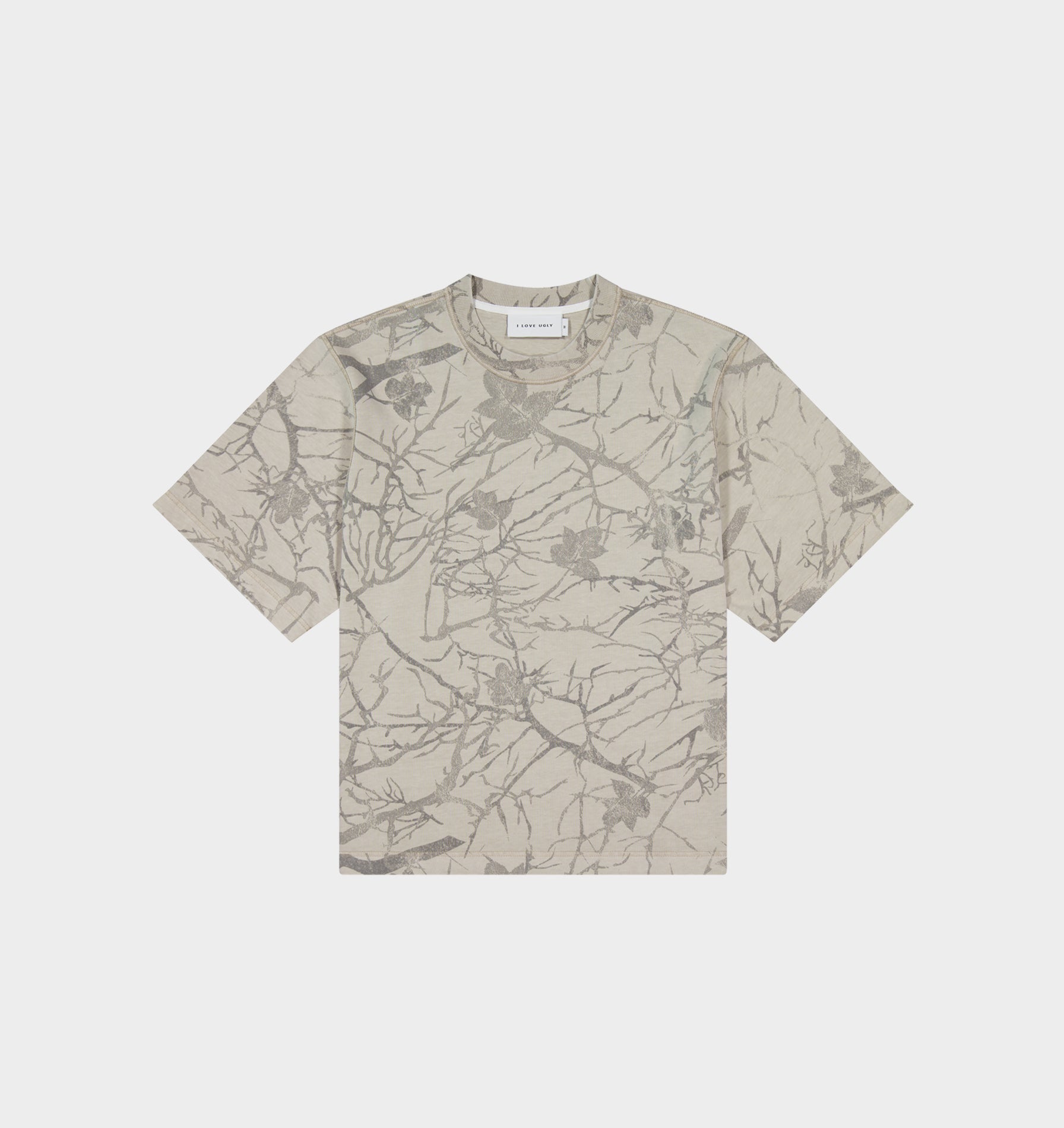 Box Crop Tee - Tree Camo