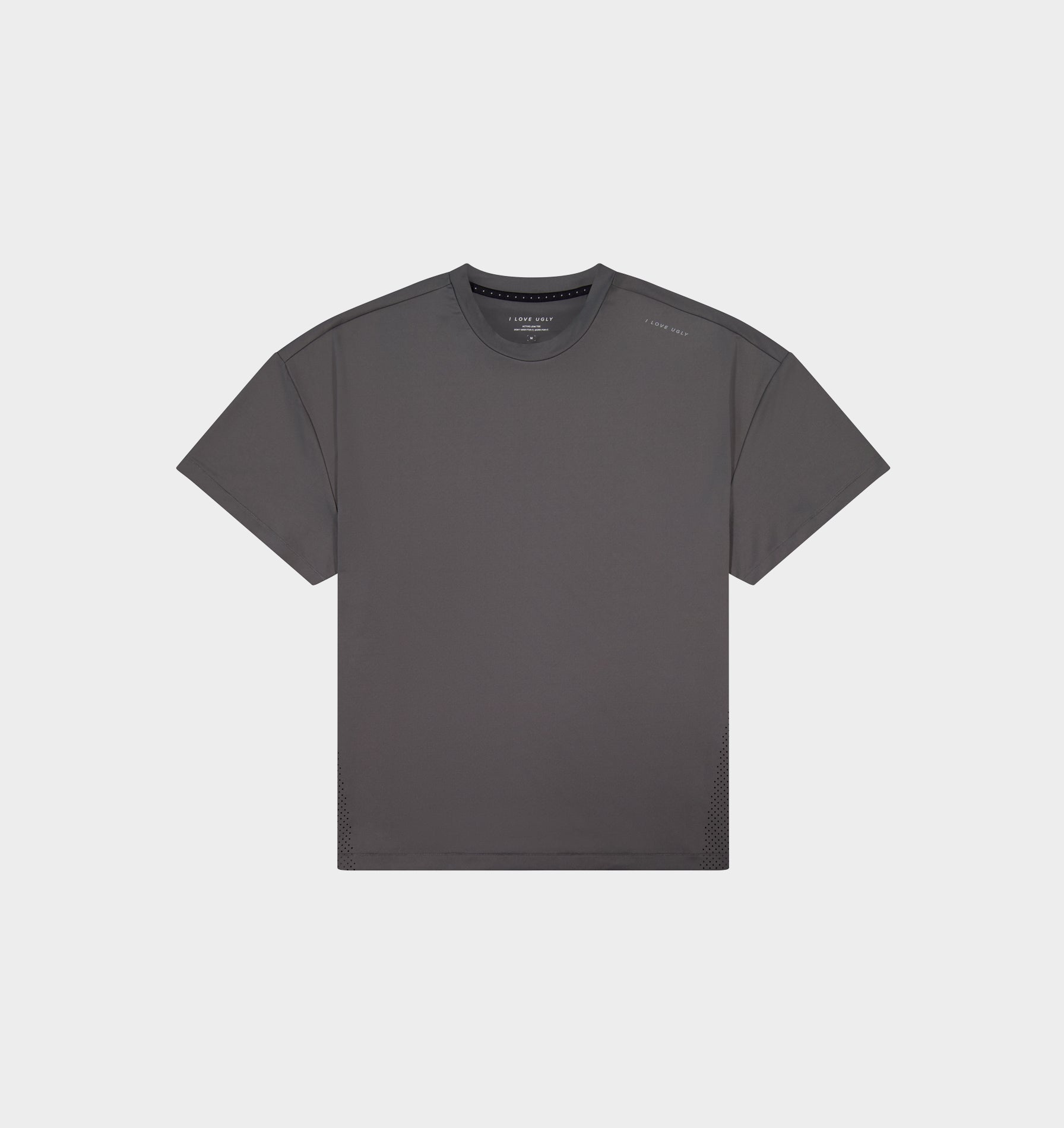 Active Crop Tee - Cobblestone