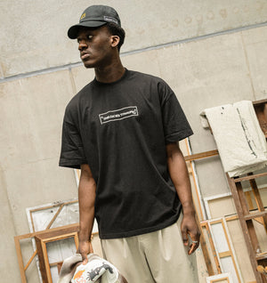 Basquiat Unbleached Box Tee 2.0 - Black
