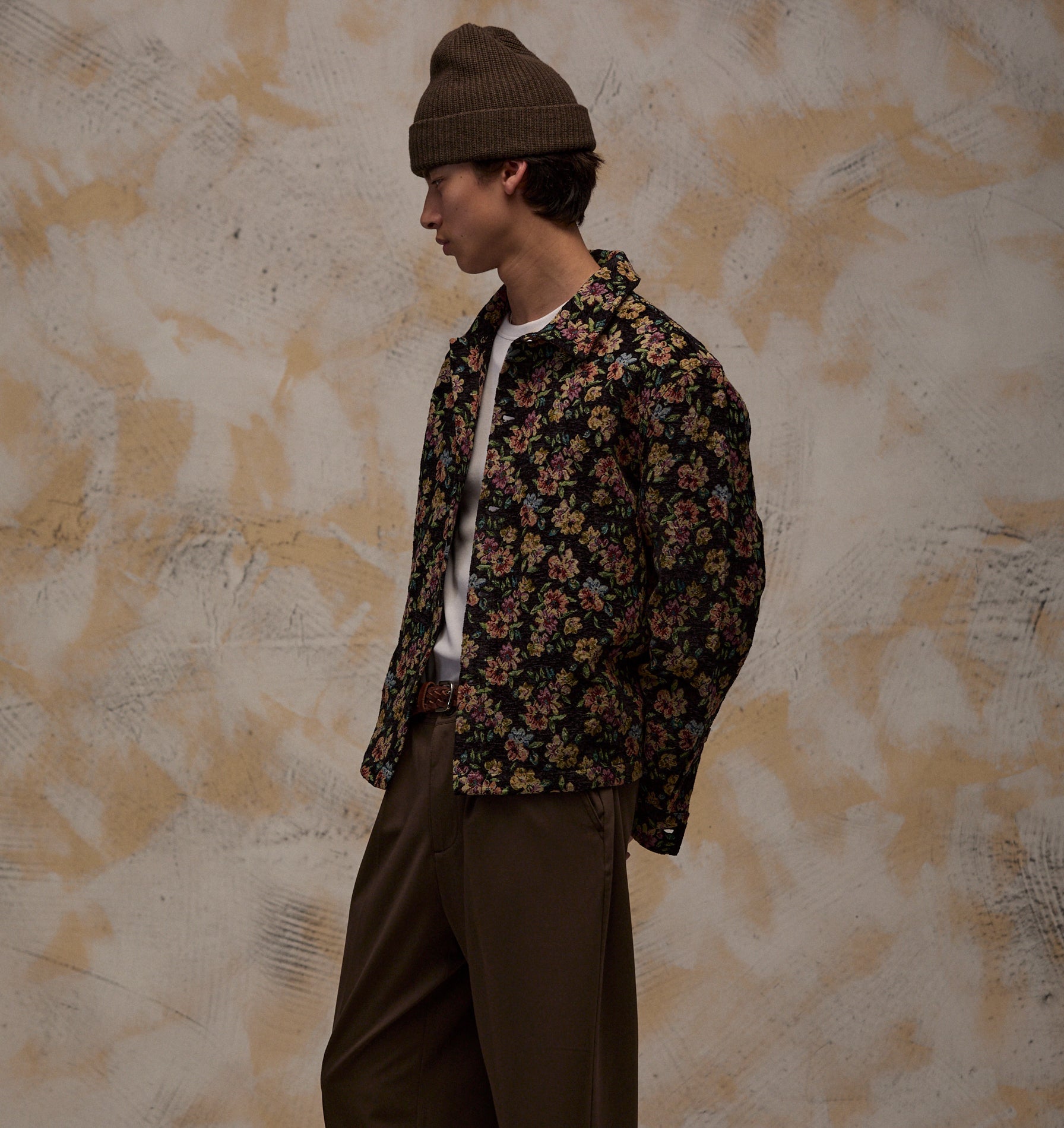 Floral Overshirt - Dark Floral | I Love Ugly US