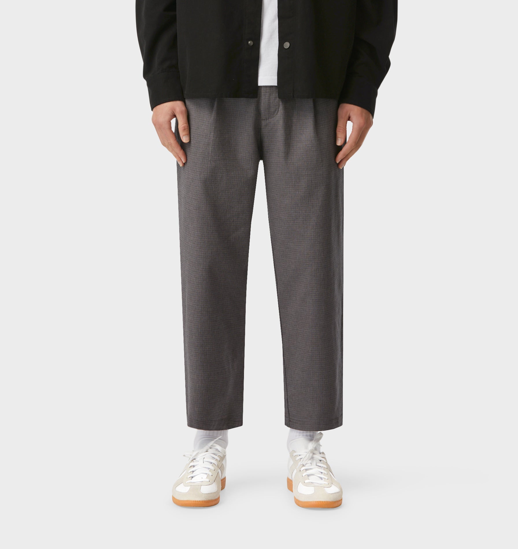 Kobe Pant - Grey Mini Check