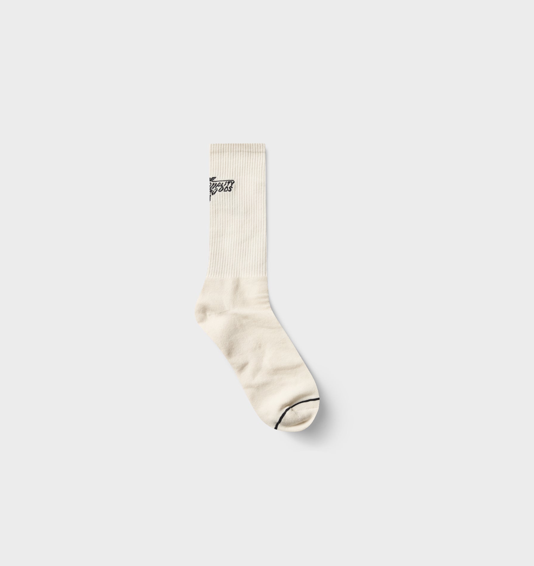 Quality Goods Basic Sock - Off White/Navy