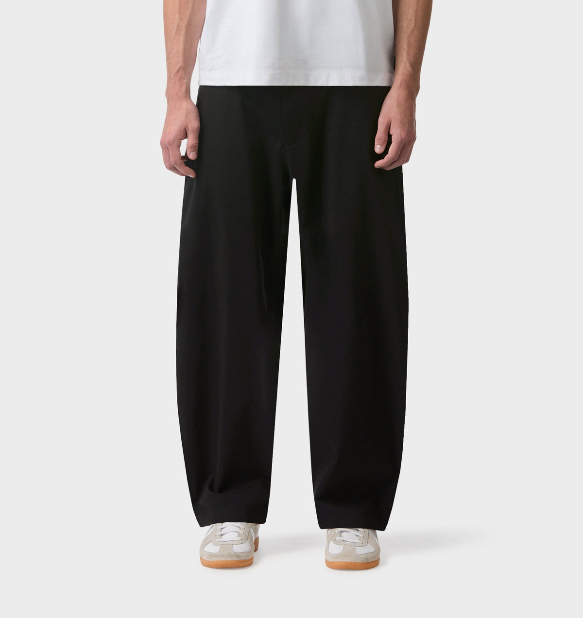 Barrel Leg Pant - Black