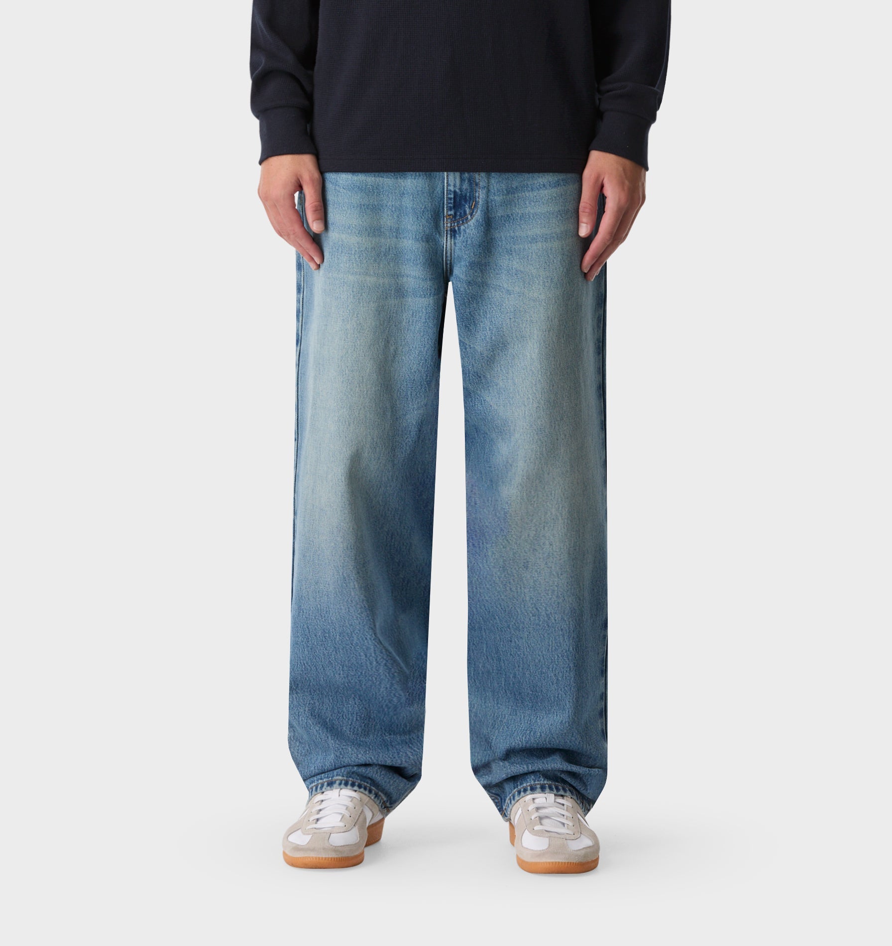 Edgar Wide Denim - Vintage Blue