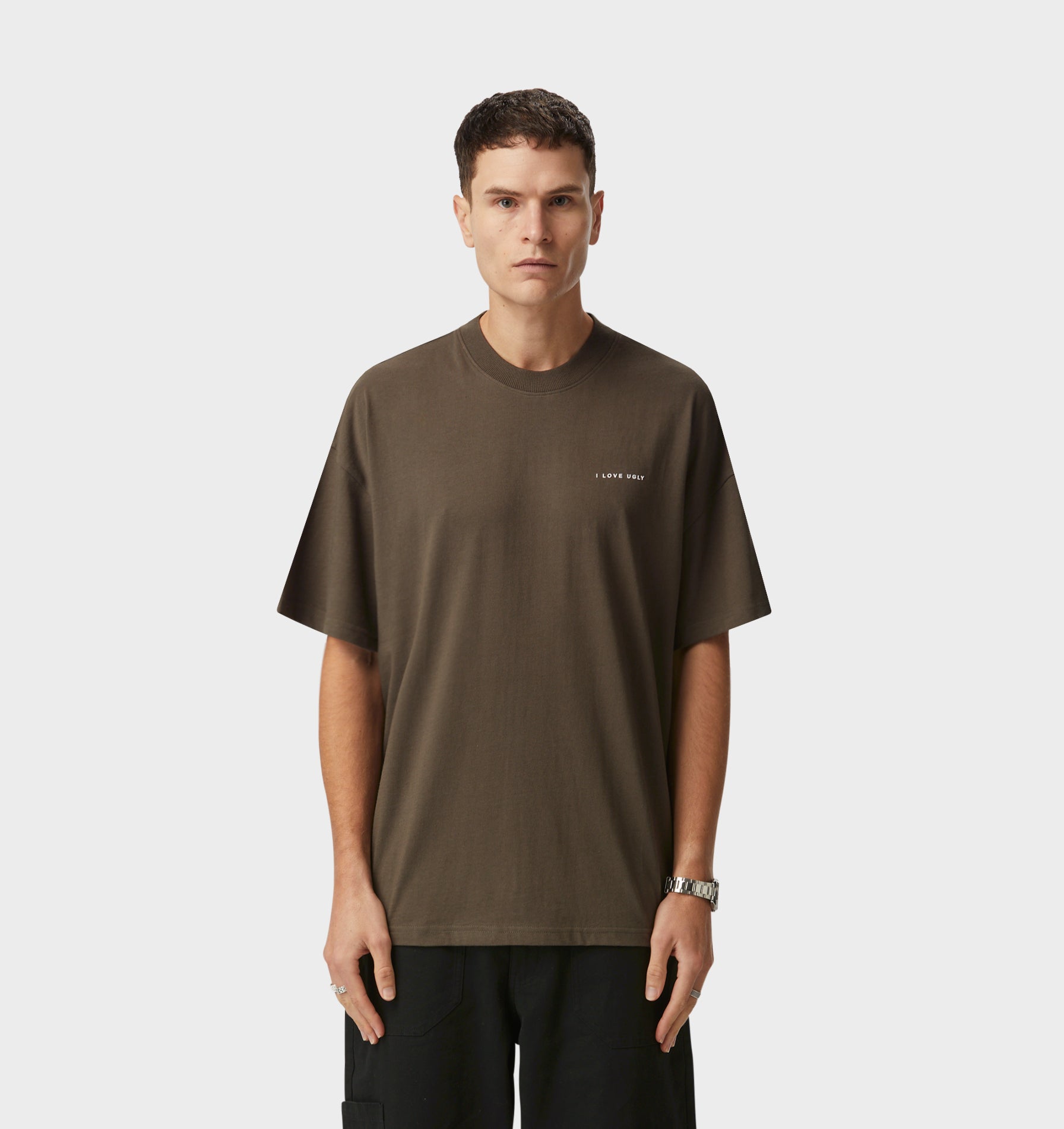 Box Tee - Burnt Olive