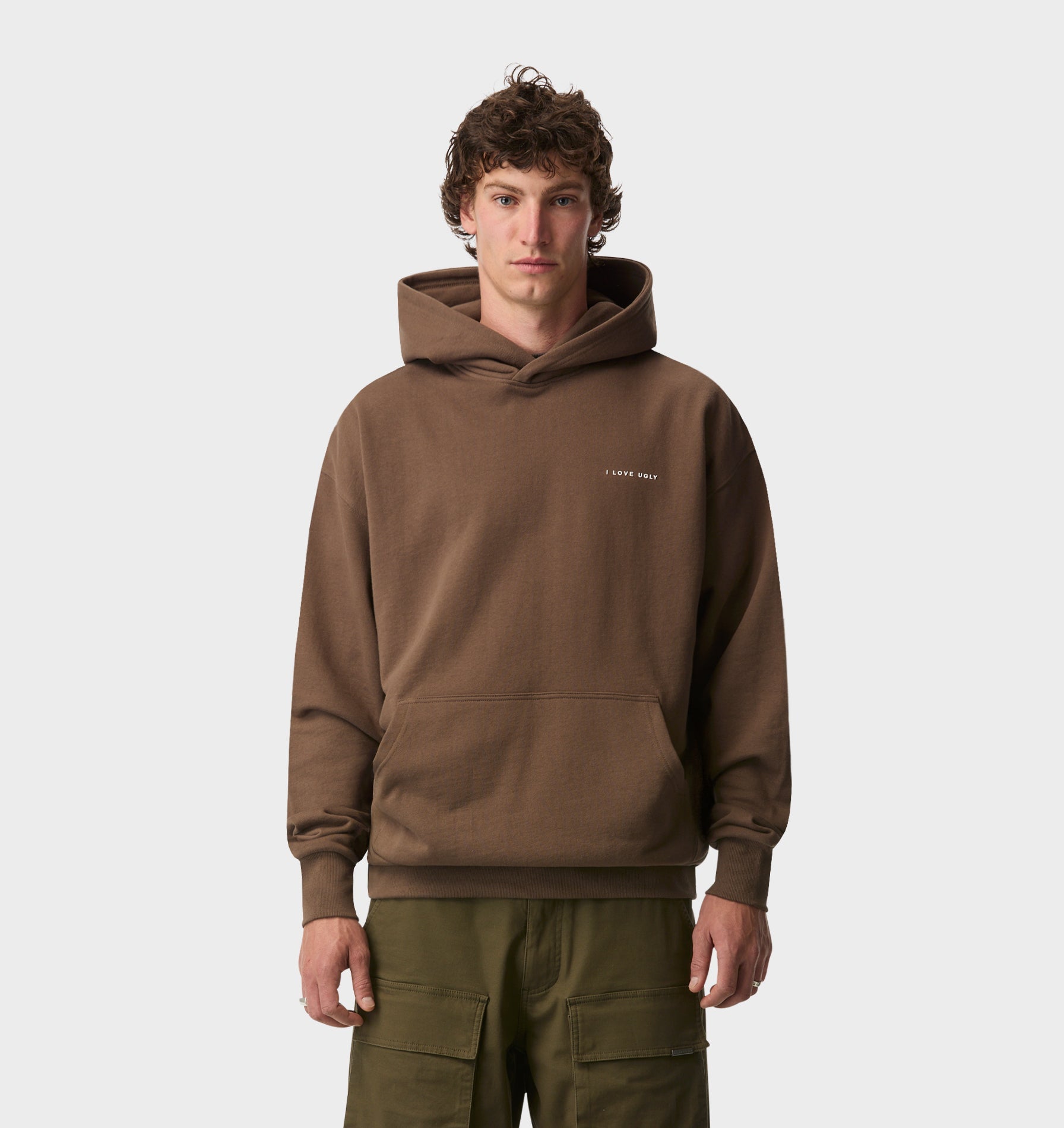 Box Fit Hoodie in Midnight Navy | I Love Ugly US
