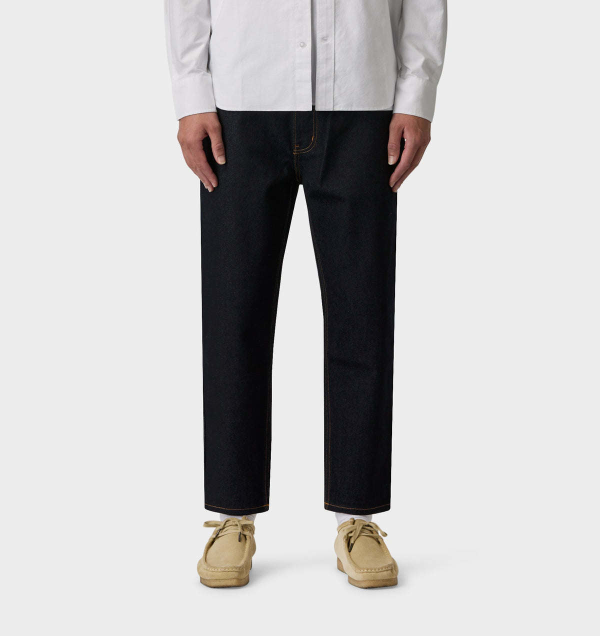 Cropped 90s Denim - Raw Indigo