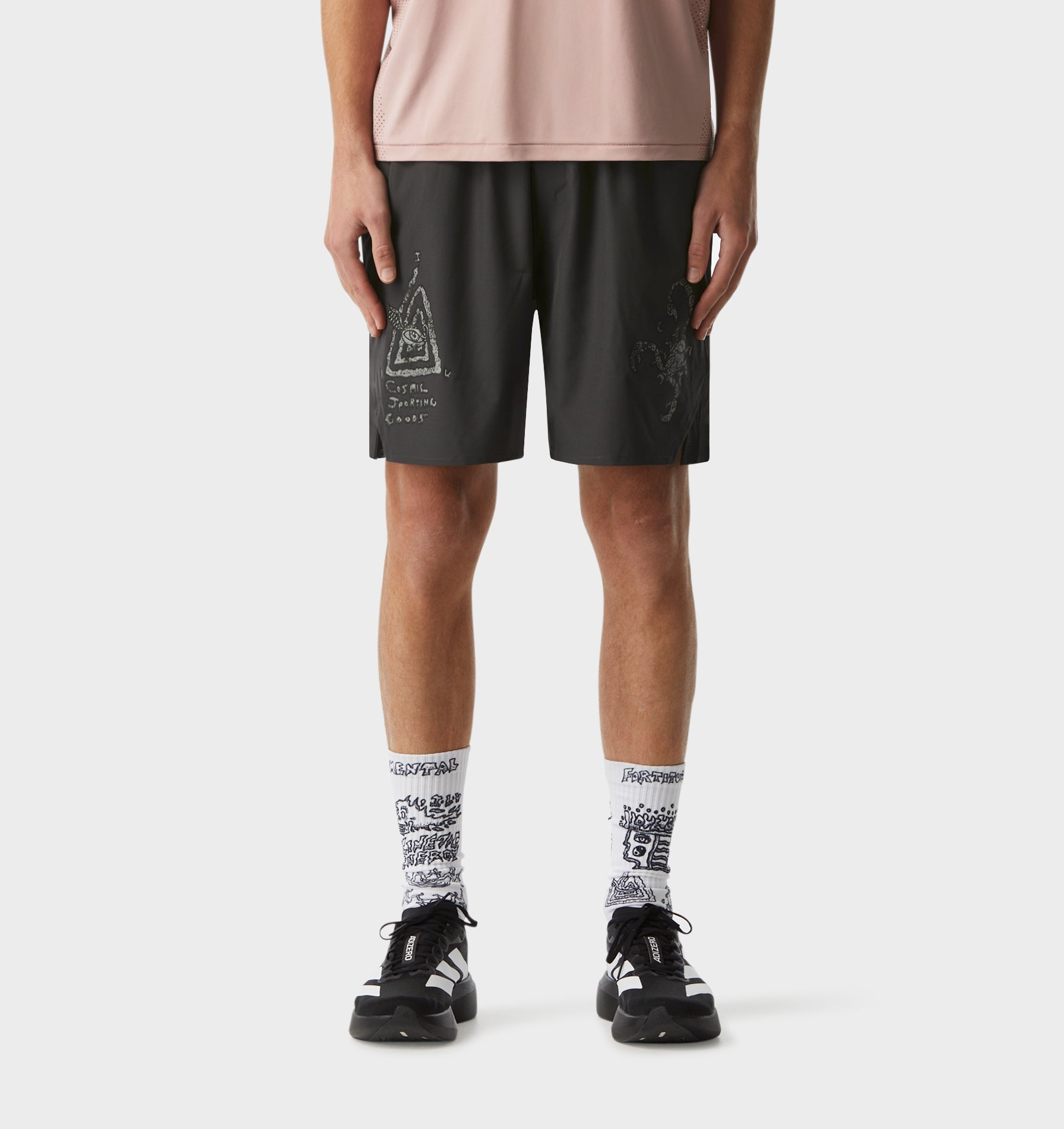 RebelYuth X ILU Active 7 inch Short - Charcoal