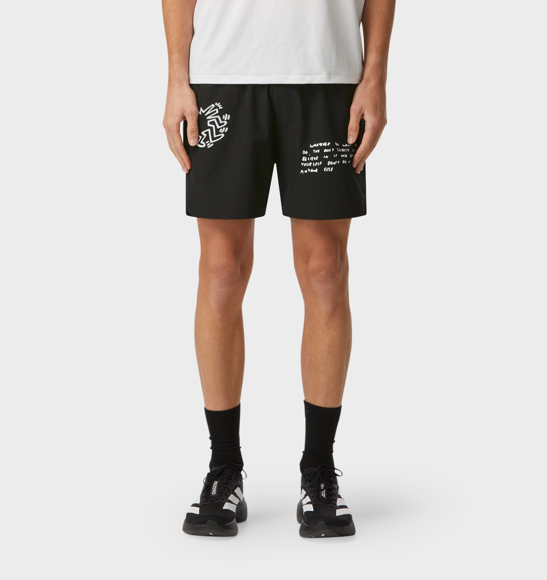 KH Whatever Active 5 Inch Short - Black