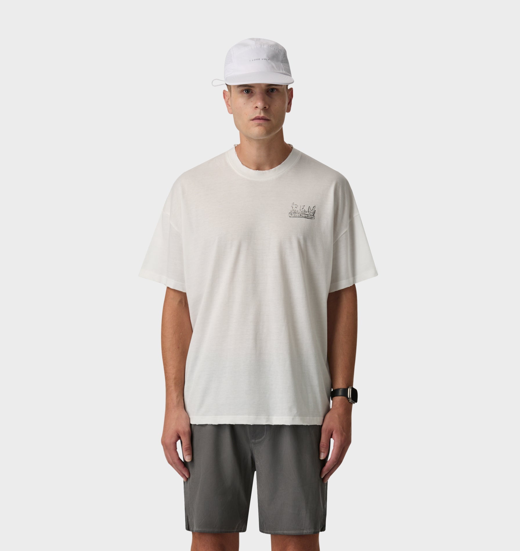 Peace Active Box Tee - Vintage White