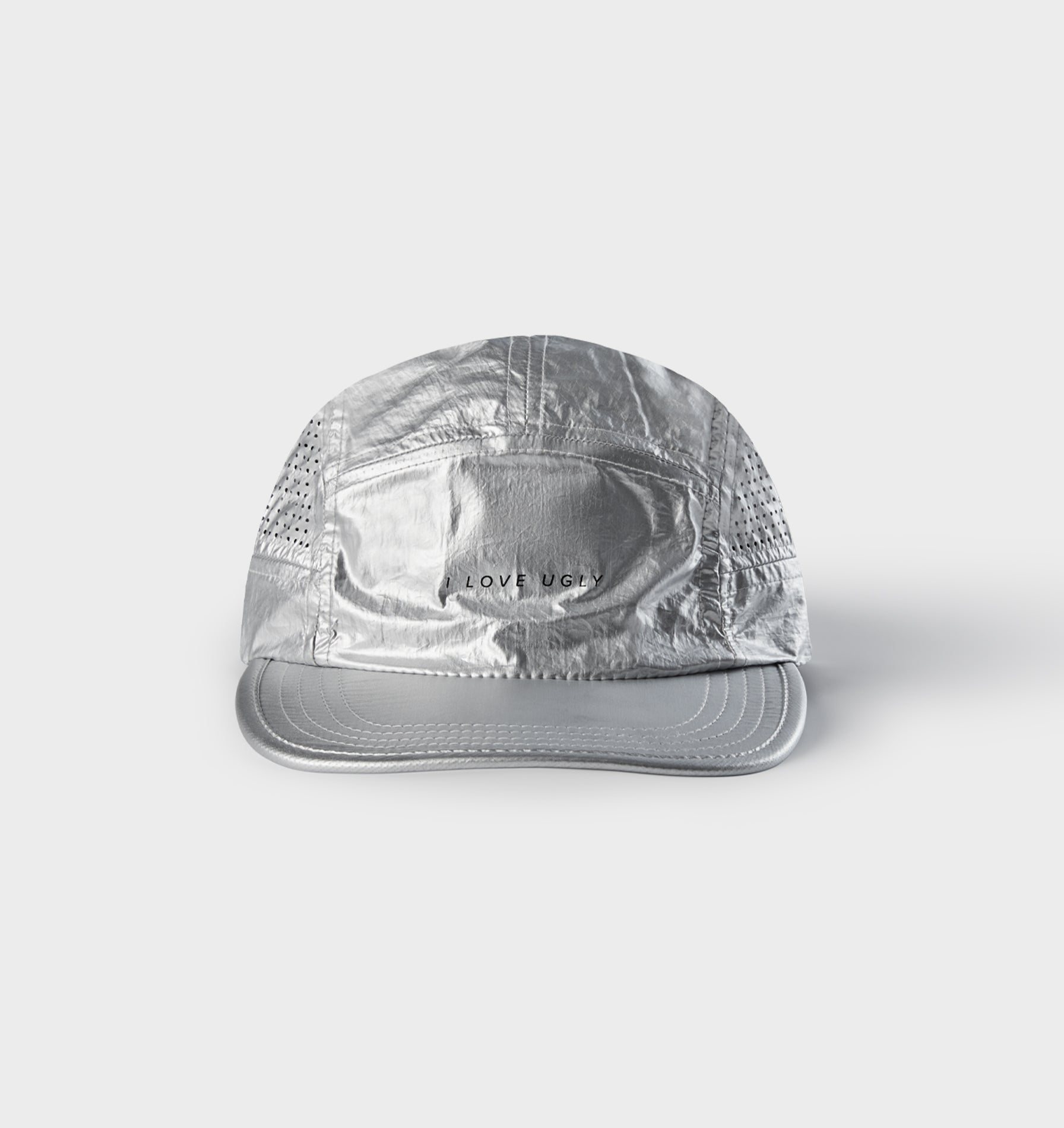 Active 5 Panel Cap - Silver