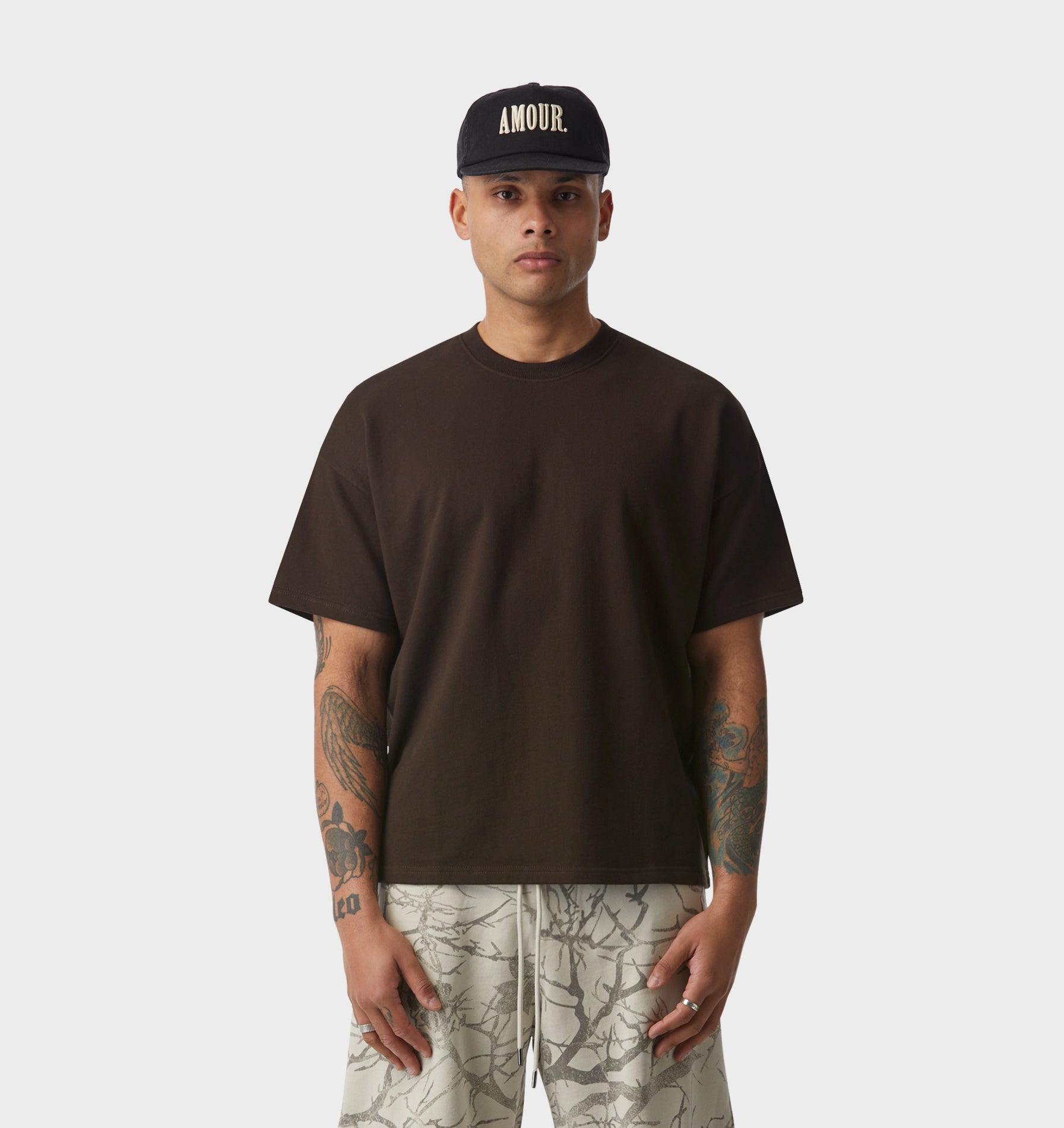 Heavy Lewi Tee - Coffee Bean