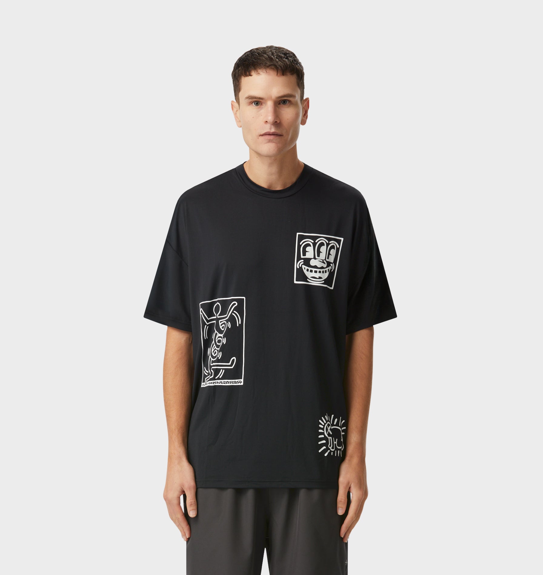 KH Whatever Active Box Tee - Black