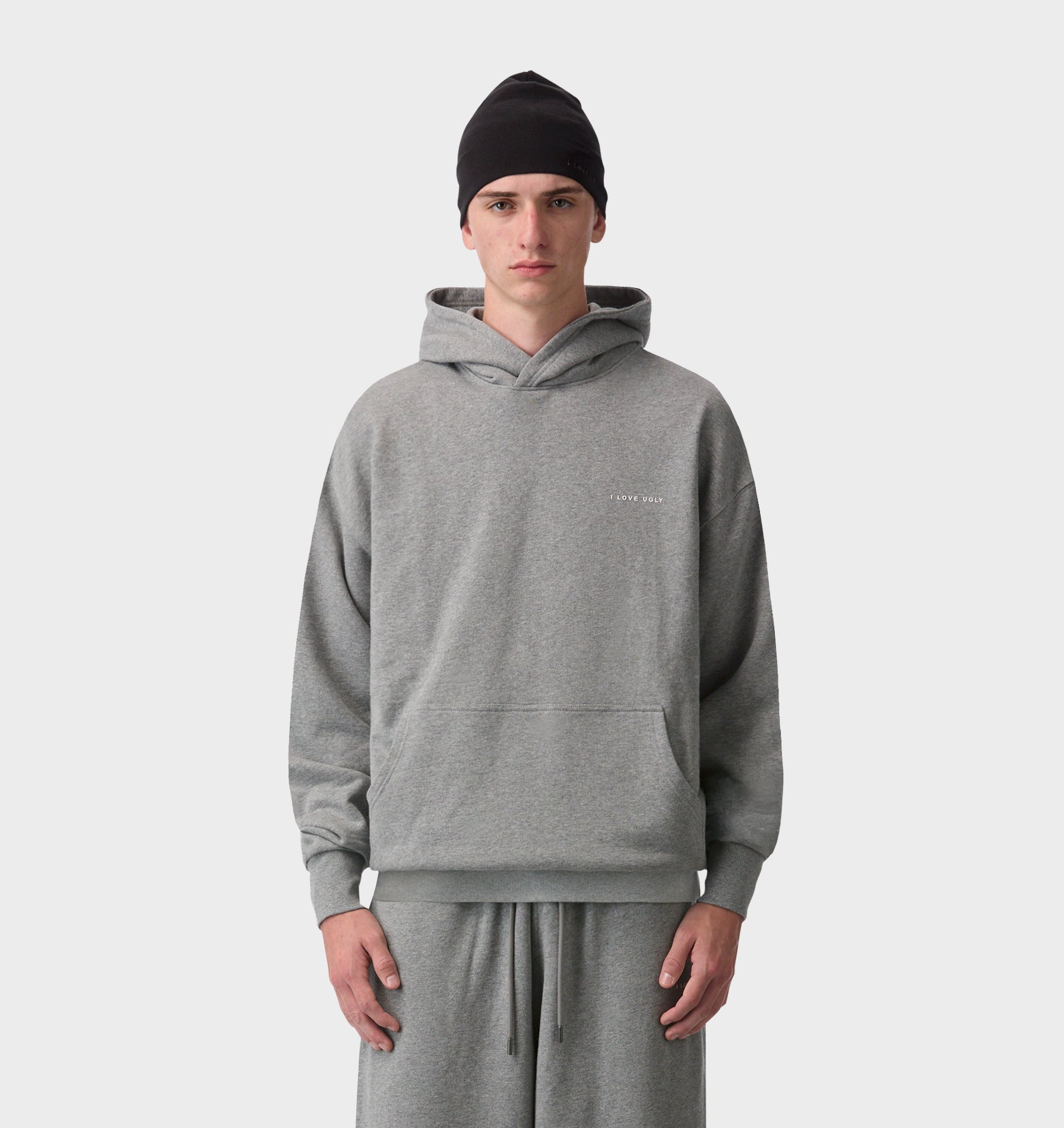 Box Fit Hoodie in Midnight Navy | I Love Ugly US