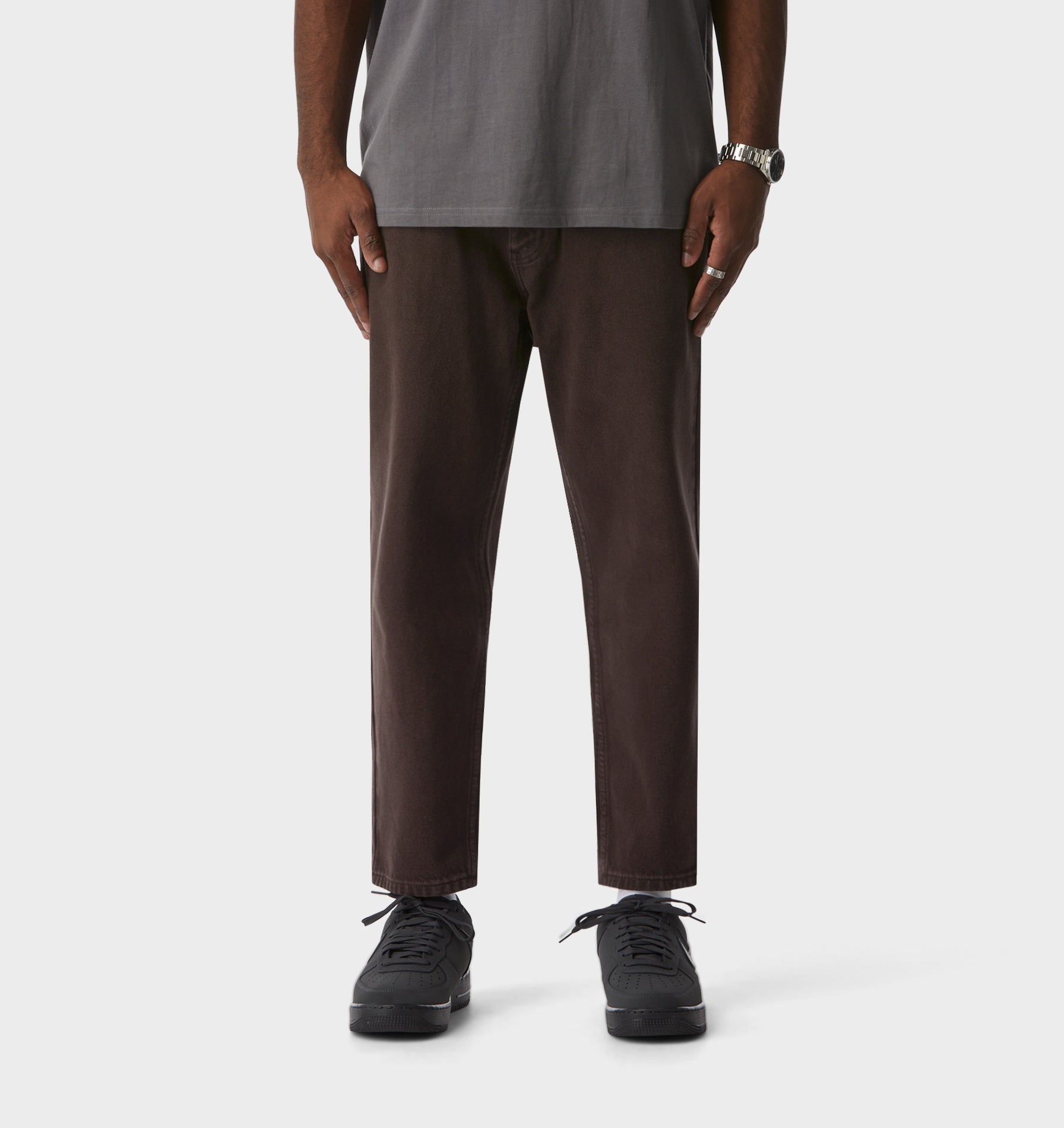 Cropped 90s Denim - Espresso